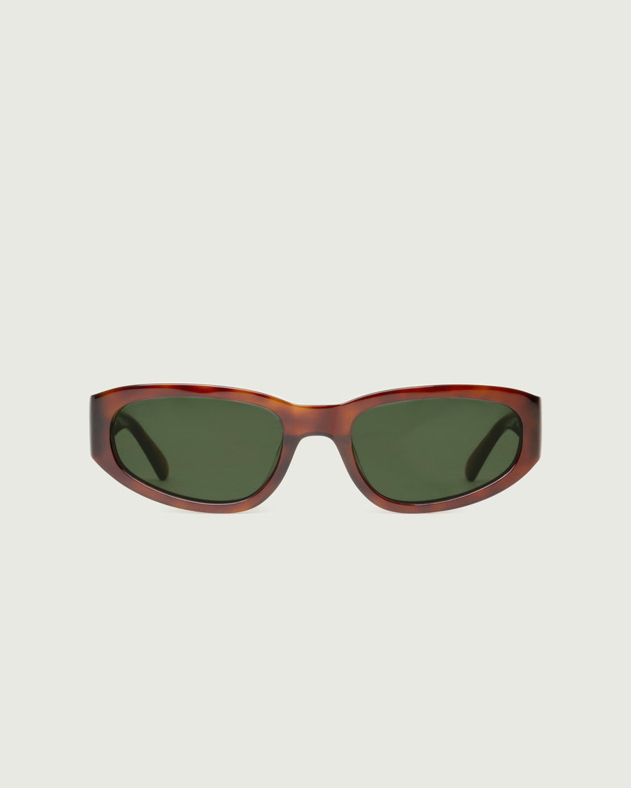 June Sunglasses cateye tort acetate front