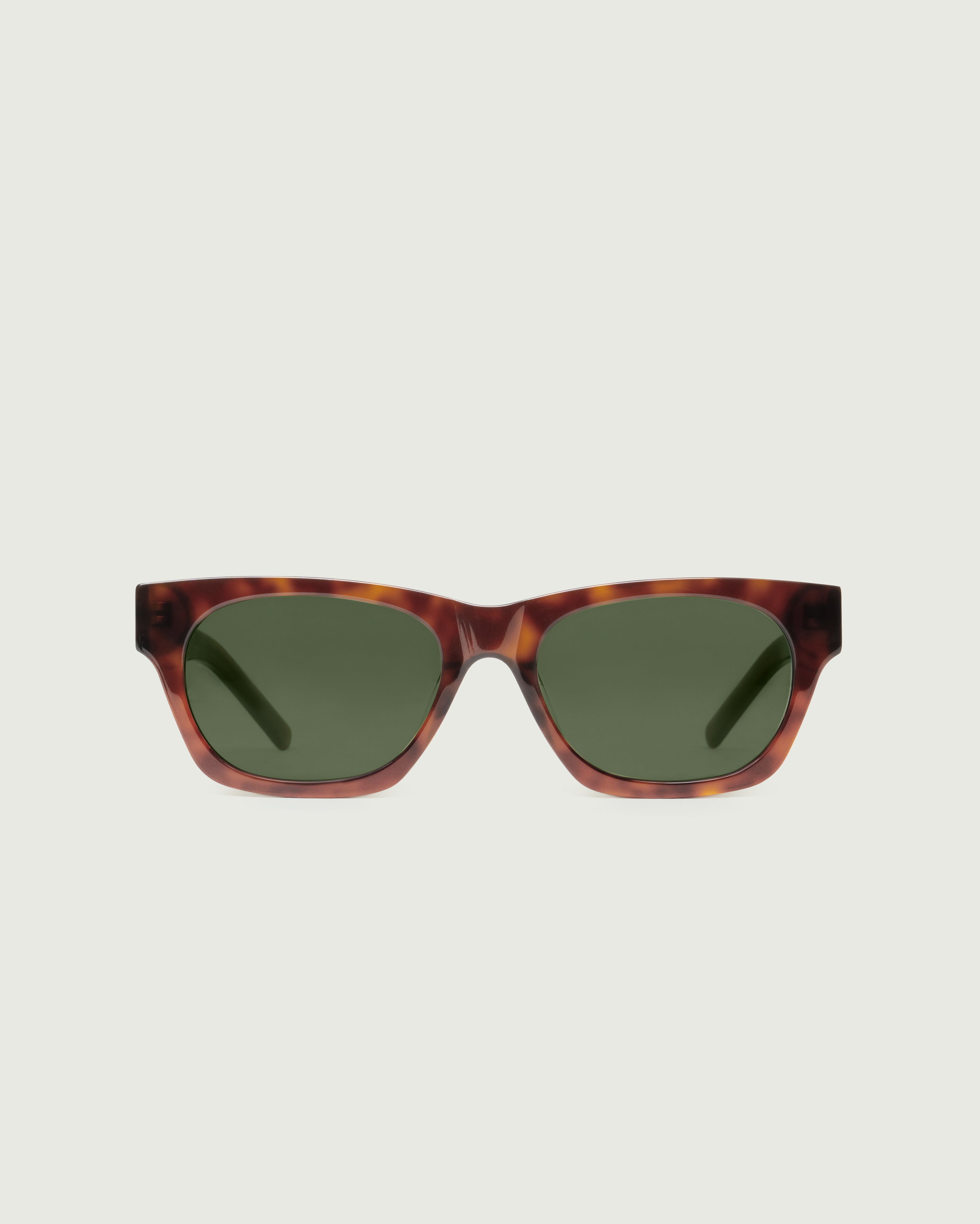 Cherry Tort::Wolf Sunglasses rectangle tort acetate front