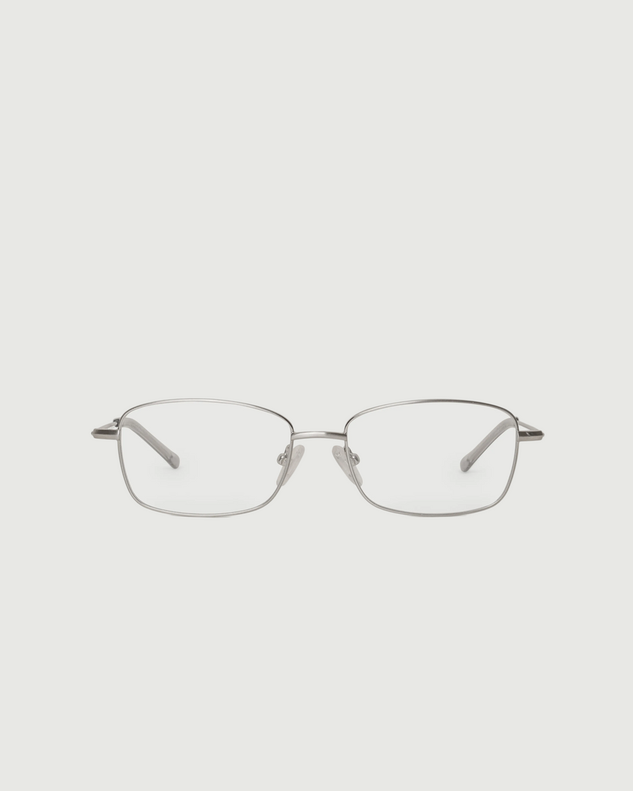 Casper Eyeglasses rectangle gray metal front