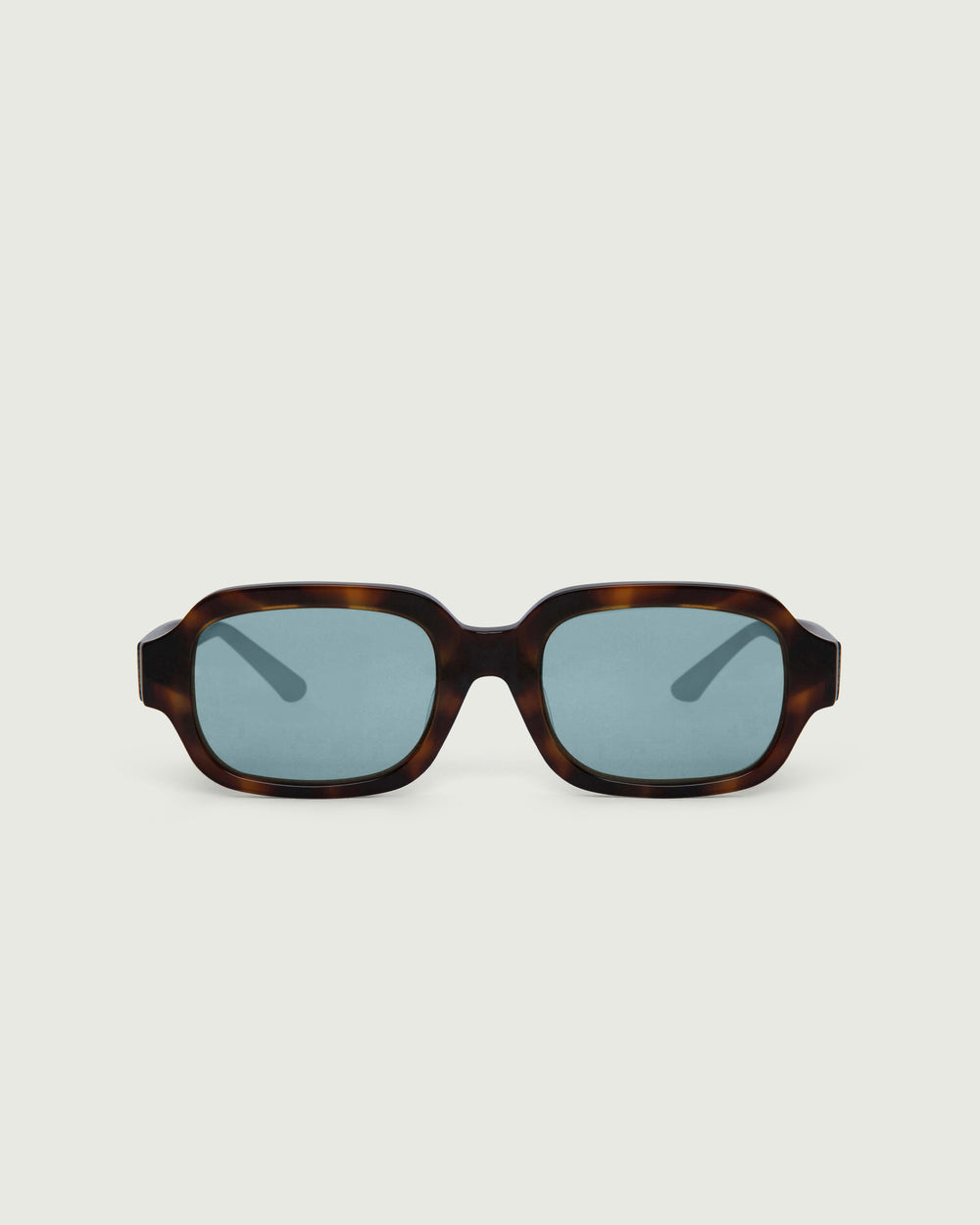 Classic Tort Bluebird::Bobbi Sunglasses rectangle Tort acetate front