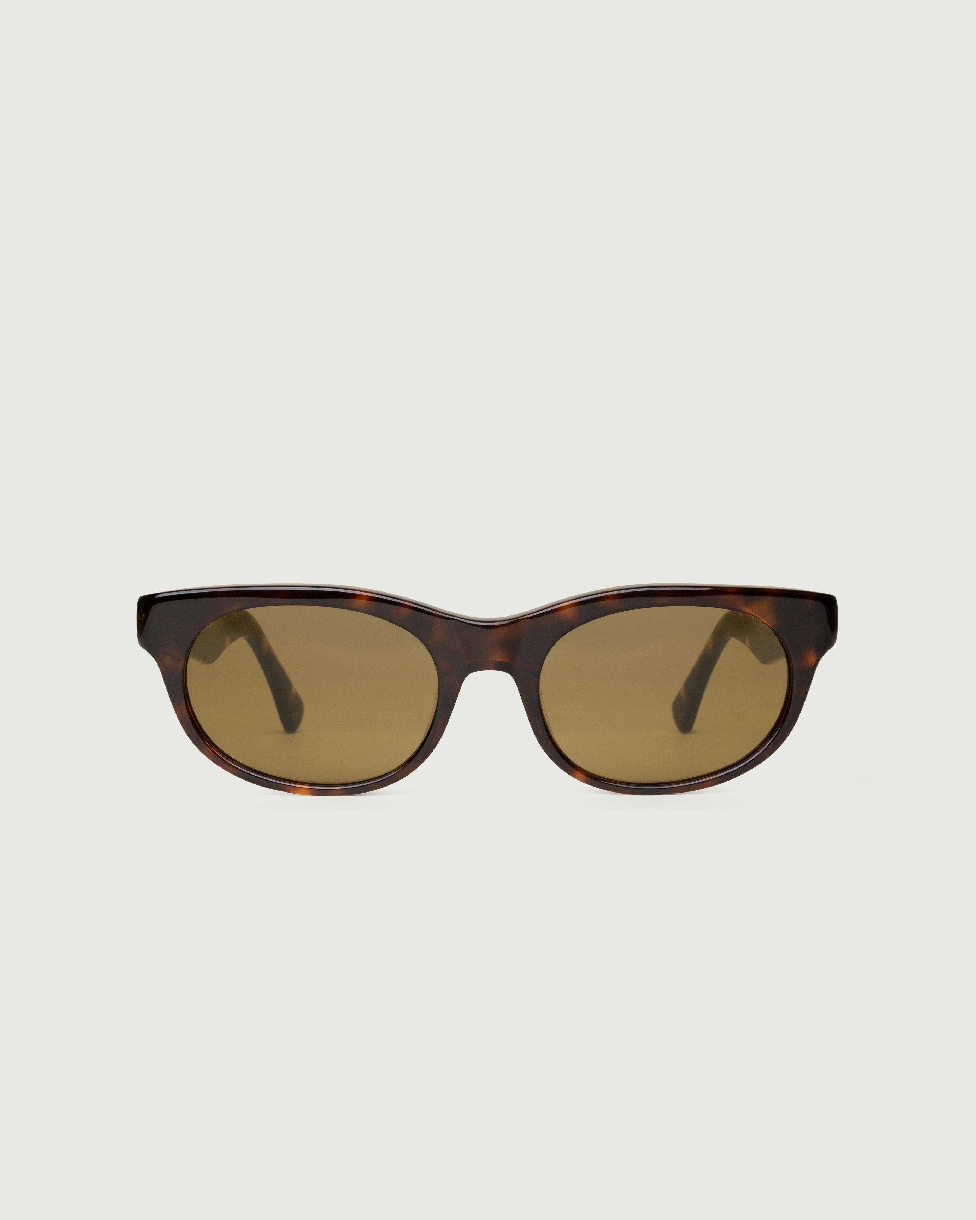 Classic Tort::Beau Sunglasses square tort acetate front