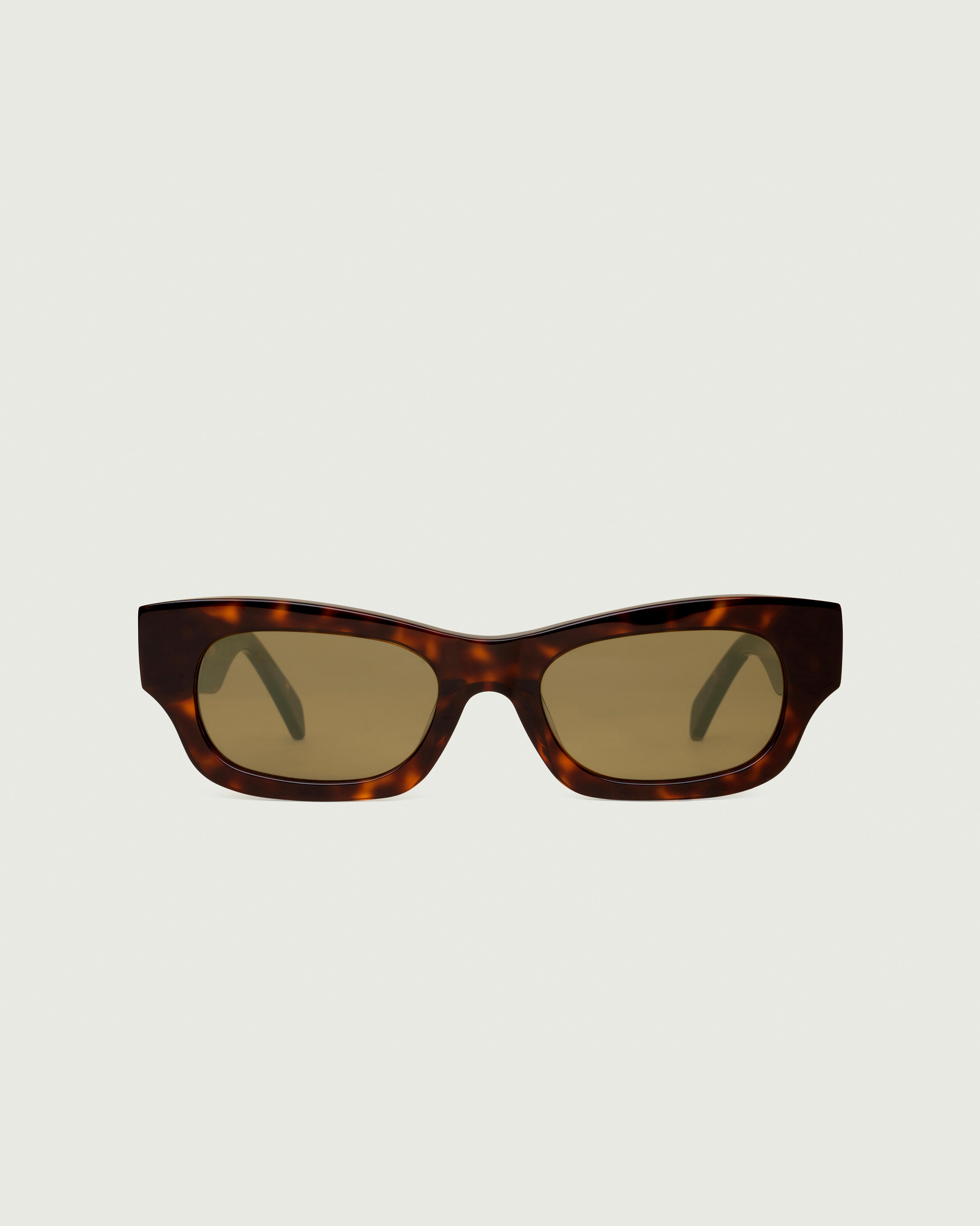 Classic Tort::Jax Sunglasses rectangle tort acetate front