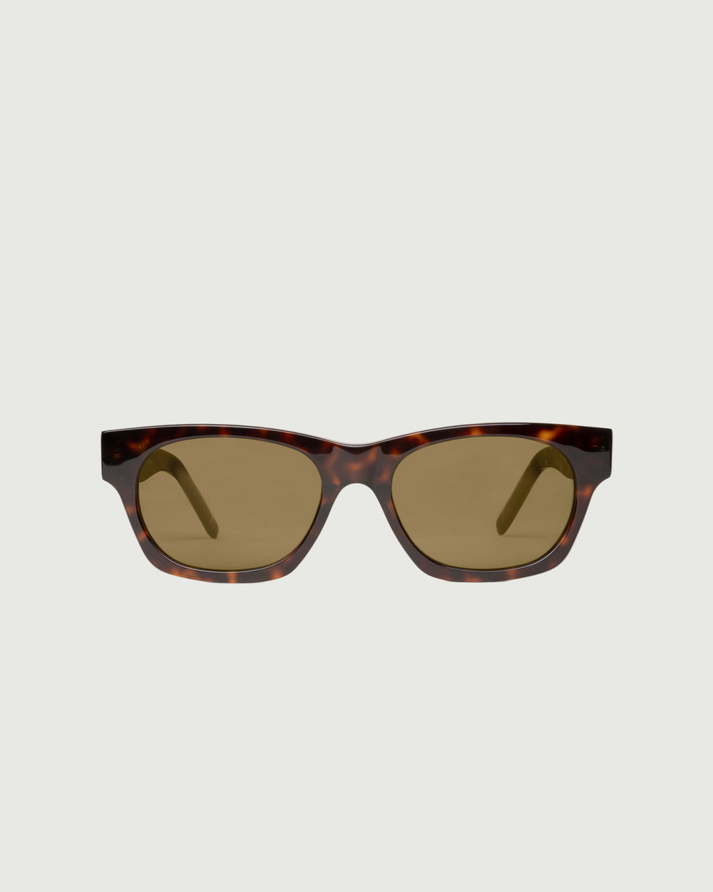 Classic Tort::Wolf Sunglasses rectangle tort acetate front