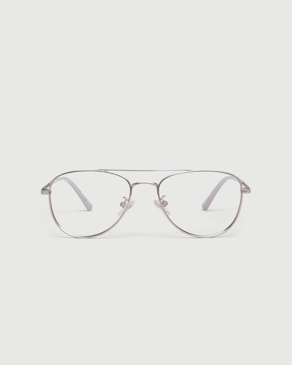 Coin::Julius Eyeglasses pilot gray metal front