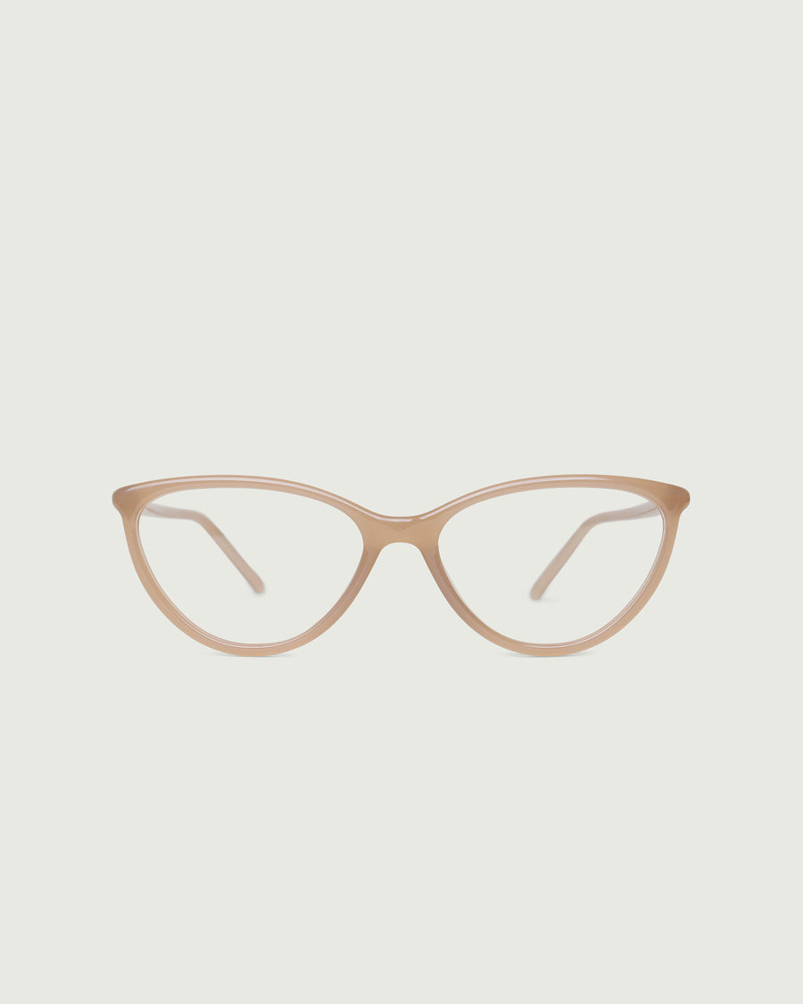 Fran Eyeglasses cateye nude recycled polyester front