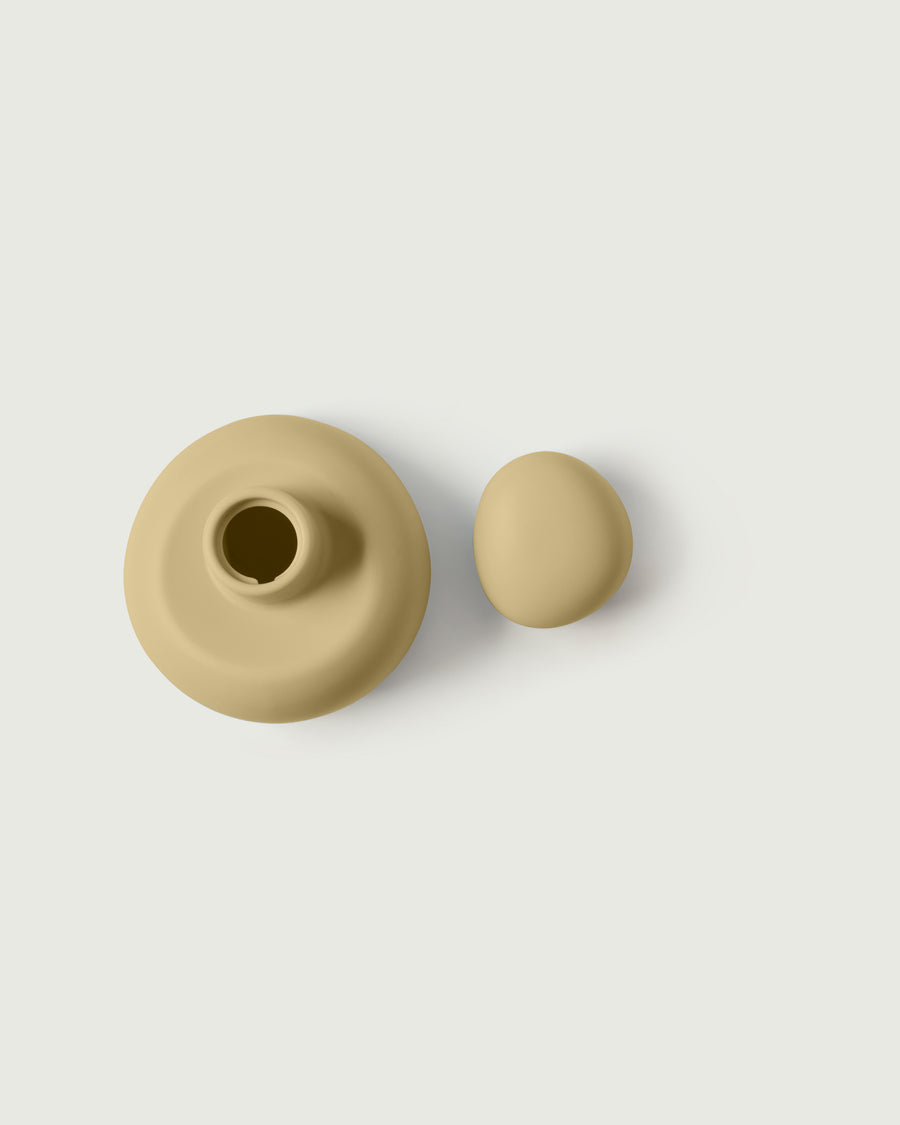 Bubble Cap yellow open