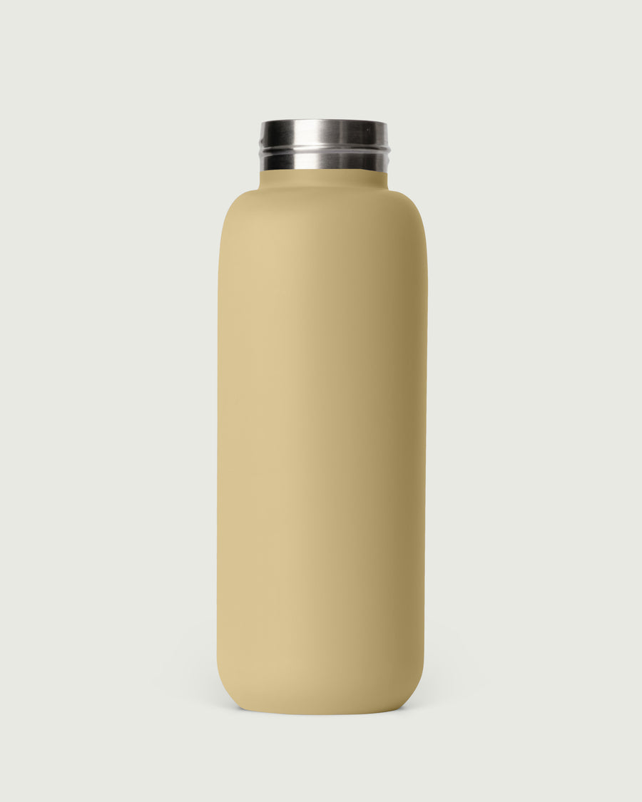 32oz Bottle Sunnies Flask Tumbler yellow front