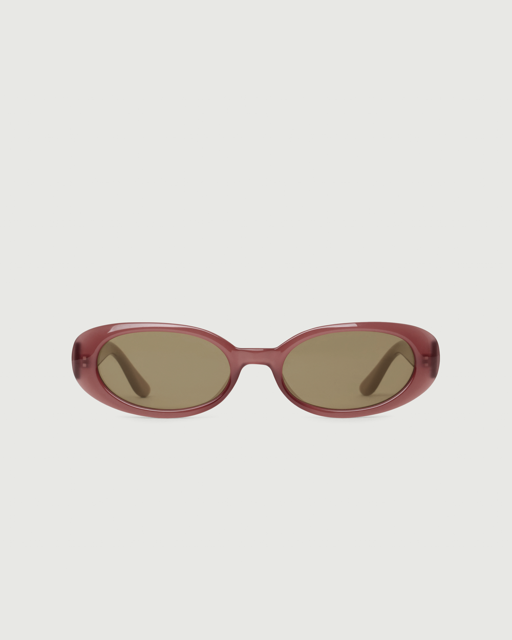 Cranberry::Devon Sunglasses oval Pink recycled polyester front