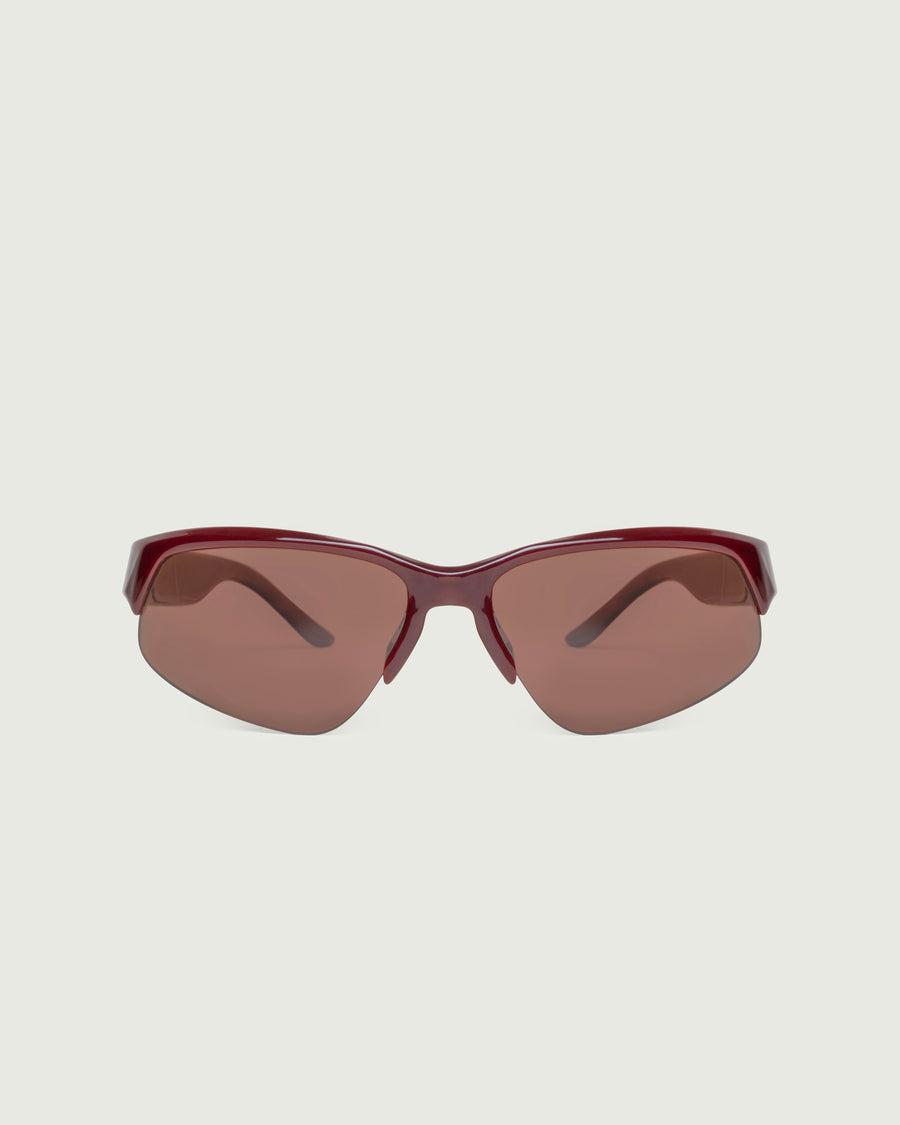 Simone  Sunglasses cateye red recycled polyester front