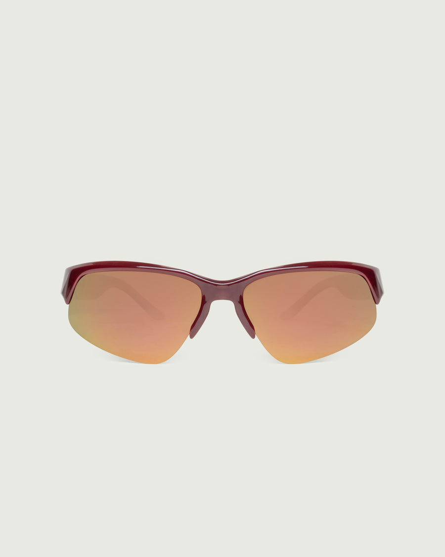 Simone  Sunglasses cateye red recycled polyester front