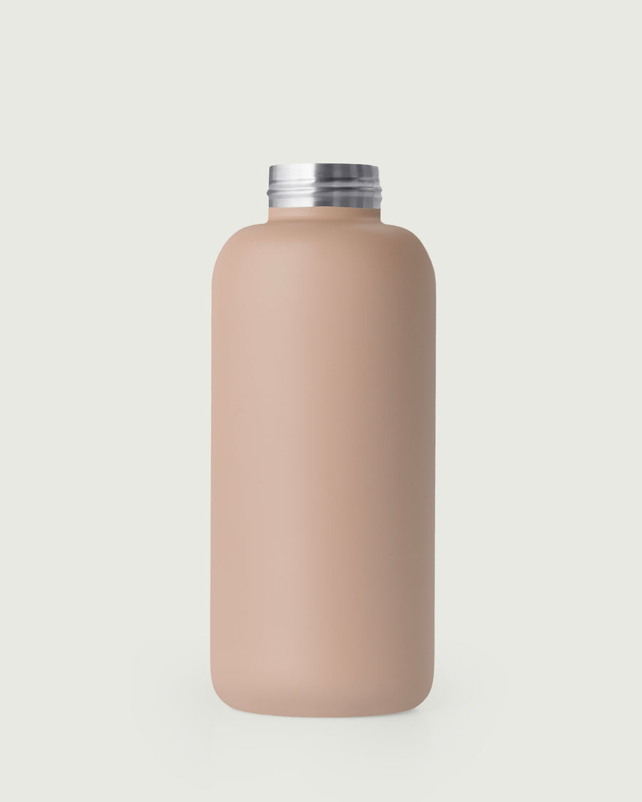 40oz Bottle Sunnies Flask Tumbler brown front