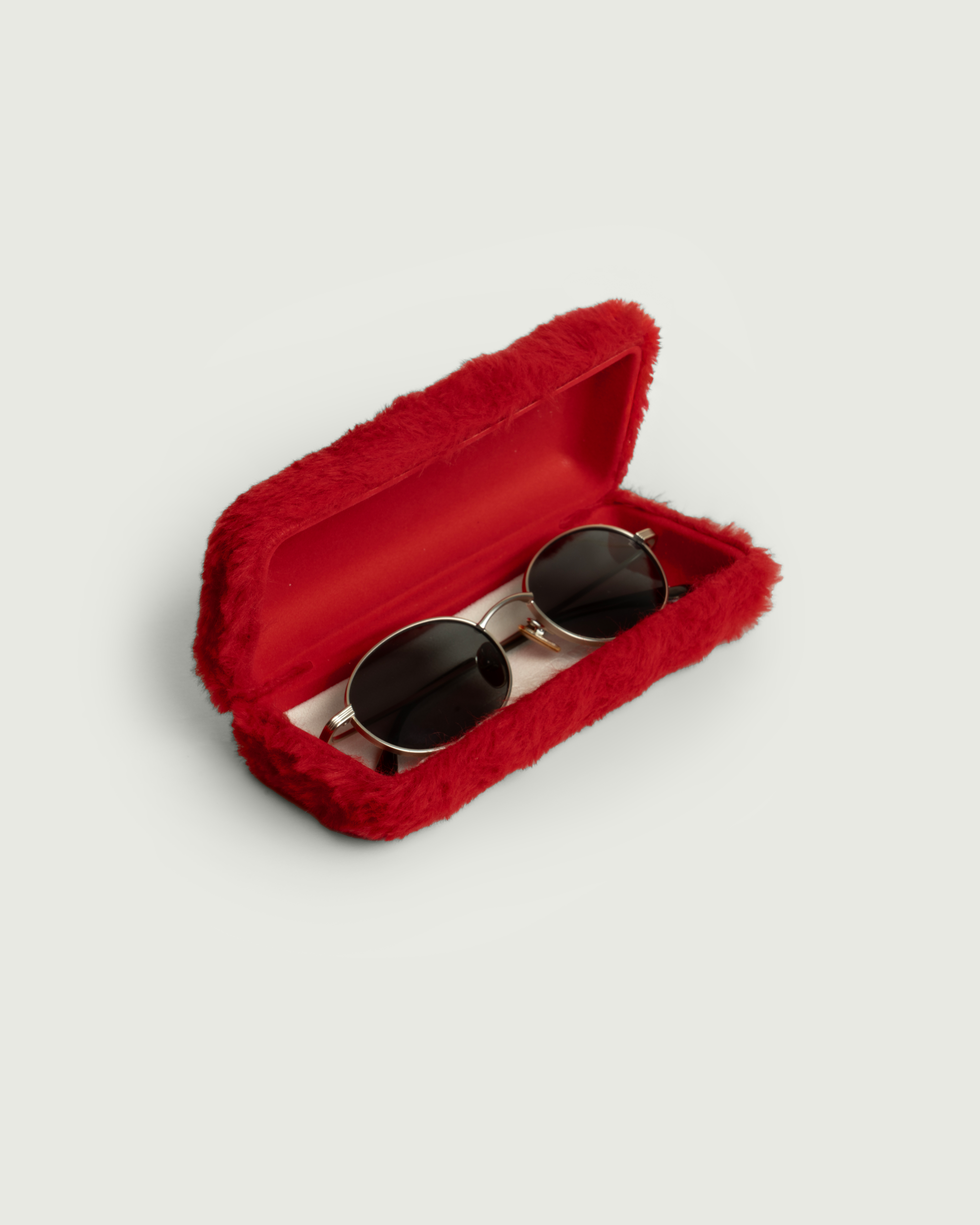 Holiday Hard Case Eyewear case red