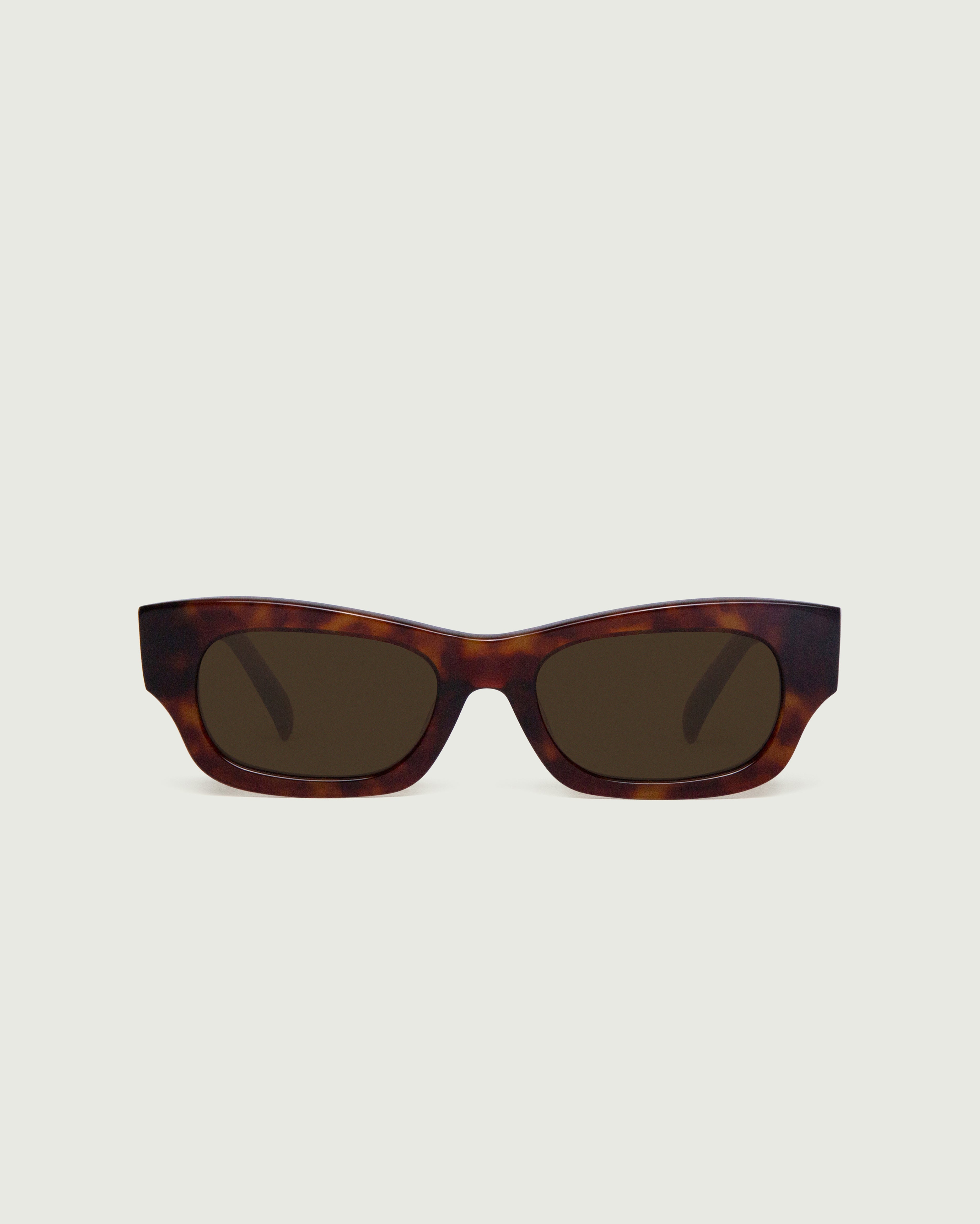 Deep Tort ::Jax Sunglasses cat eye tort bioacetate  front