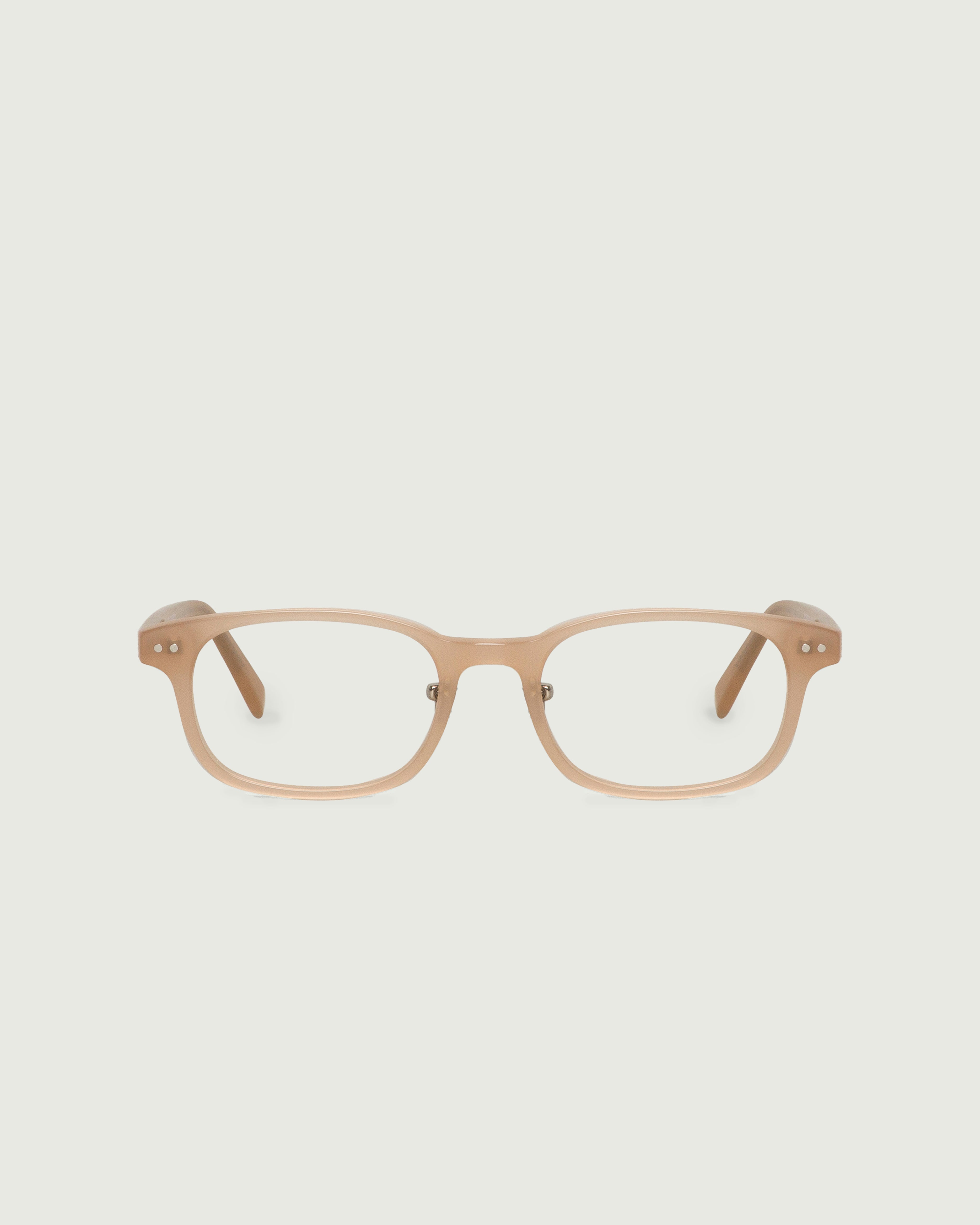 Miso::Ernest Eyeglasses rectangle nude acetate front