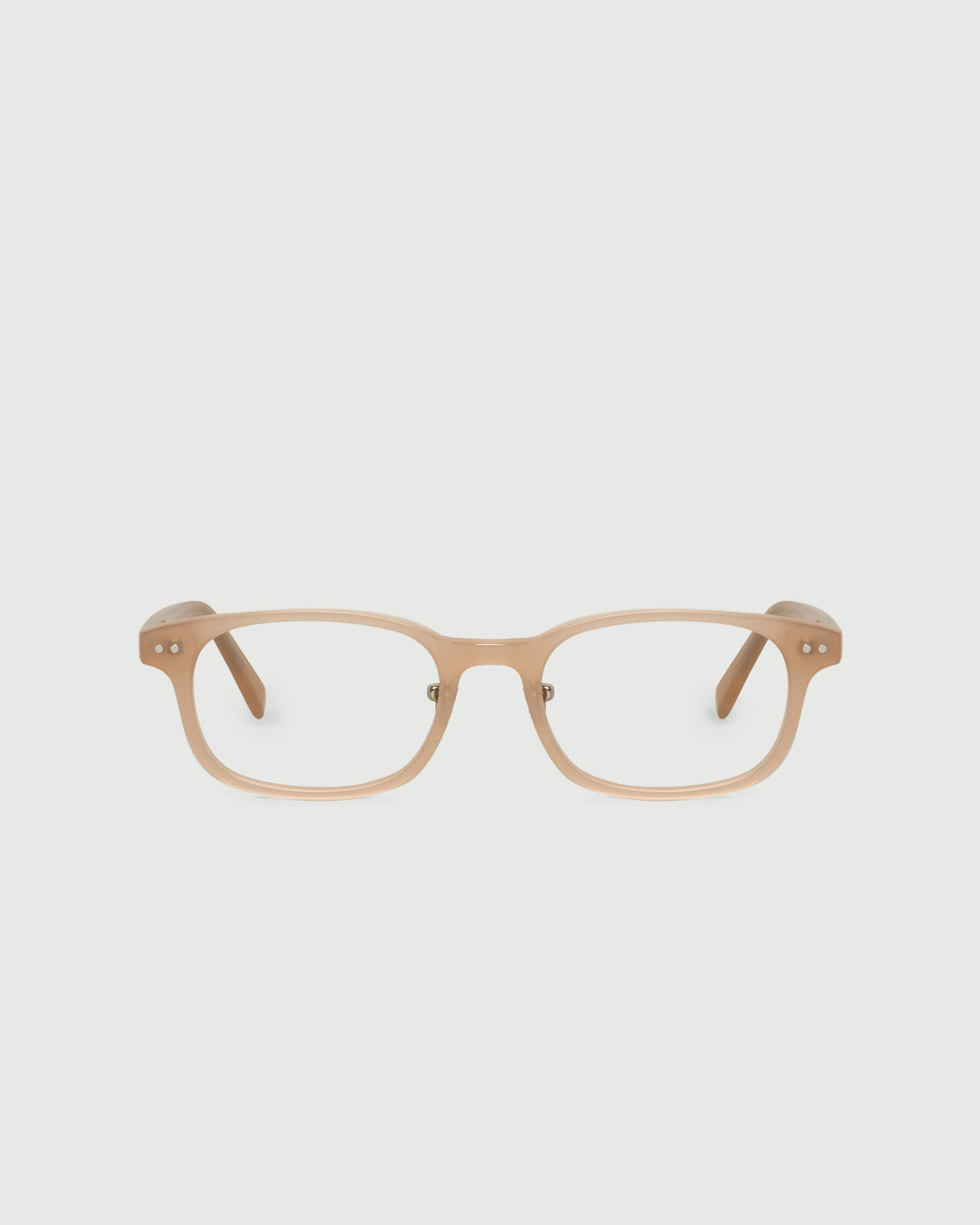 Miso::Ernest Eyeglasses rectangle nude acetate front