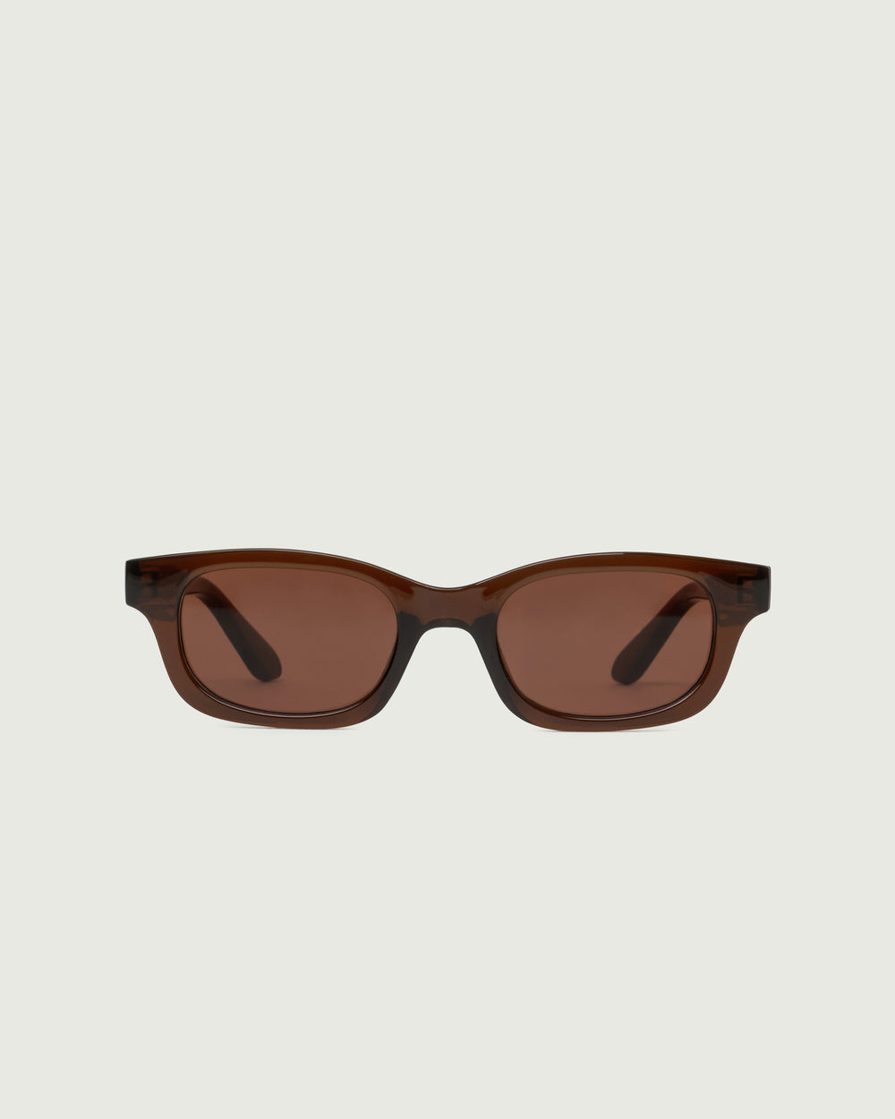 Espresso::Dane Sunglasses rectangle Brown recycled polyester front