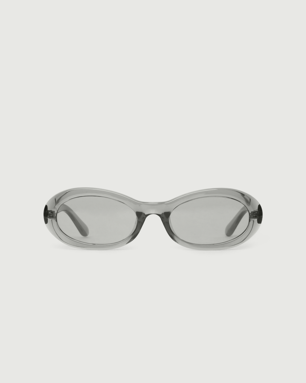 Fog::Mina Sunglasses oval Gray recycled polyester front