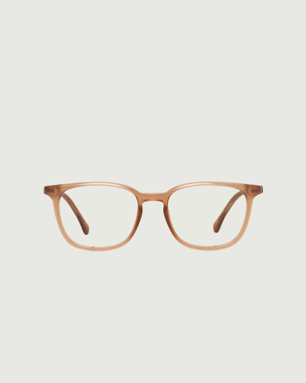 Foxtail::Red Eyeglasses square Brown acetate front