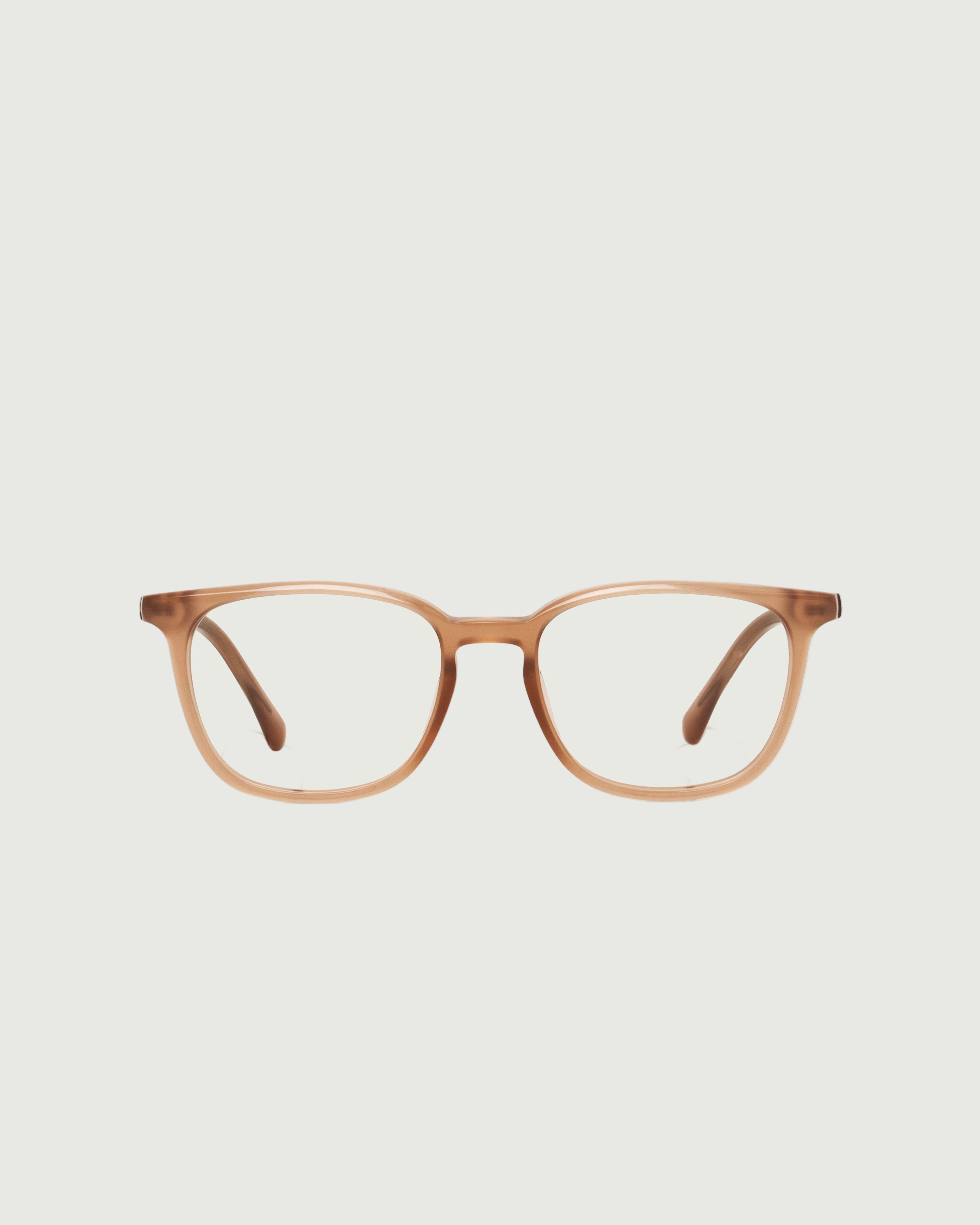 Foxtail::Red Eyeglasses square Brown acetate front