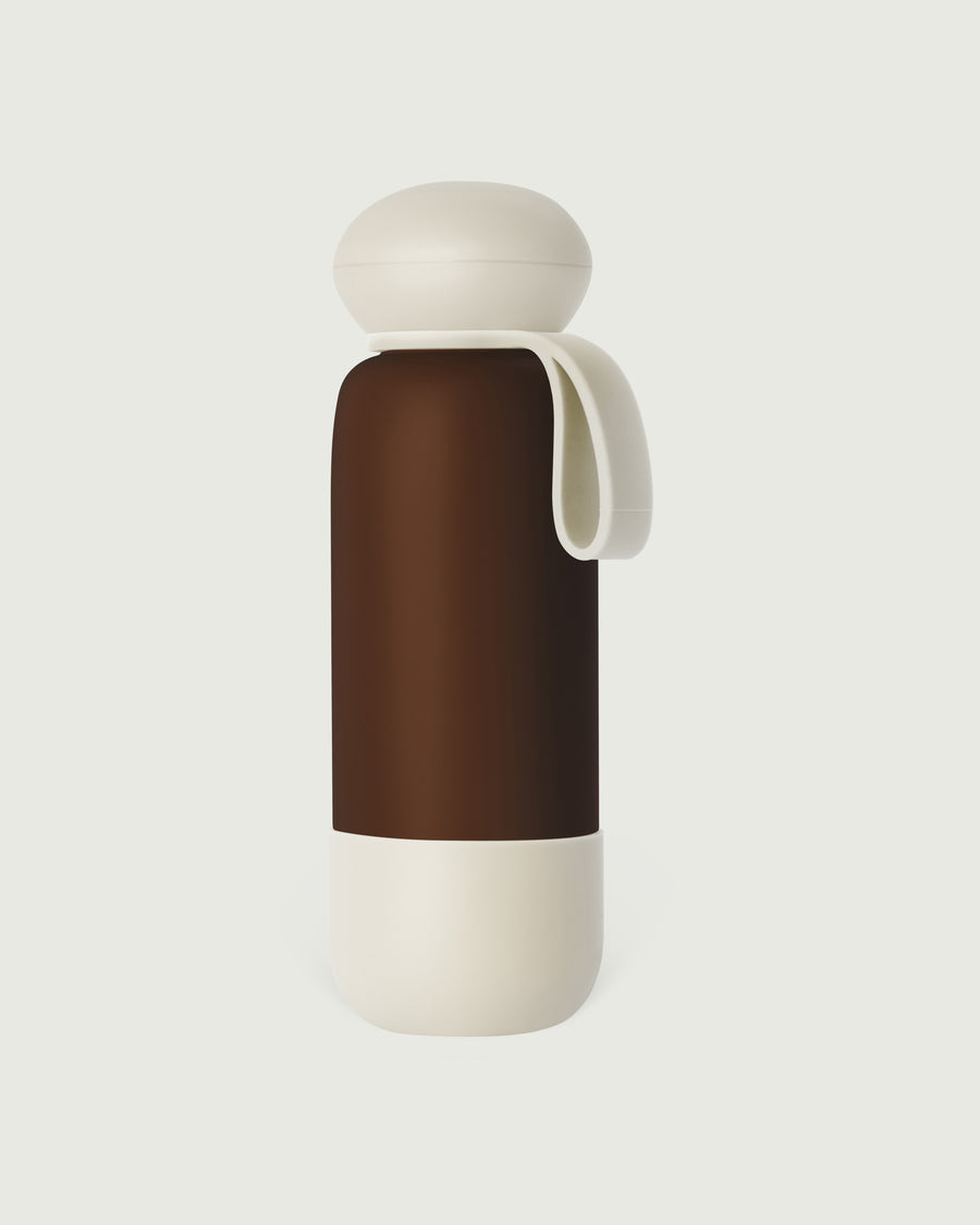 Flask  Tumbler Bottle brown  front