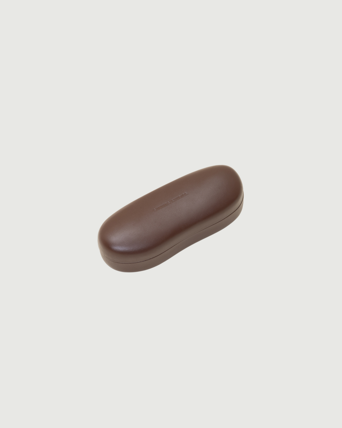 Ganache::Blobject Hardcase Eyewear case brown  front diagonal