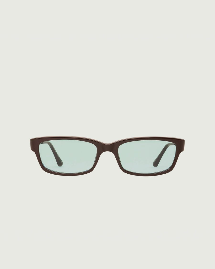 Keith Sunglasses rectangle Brown recycled polyester front