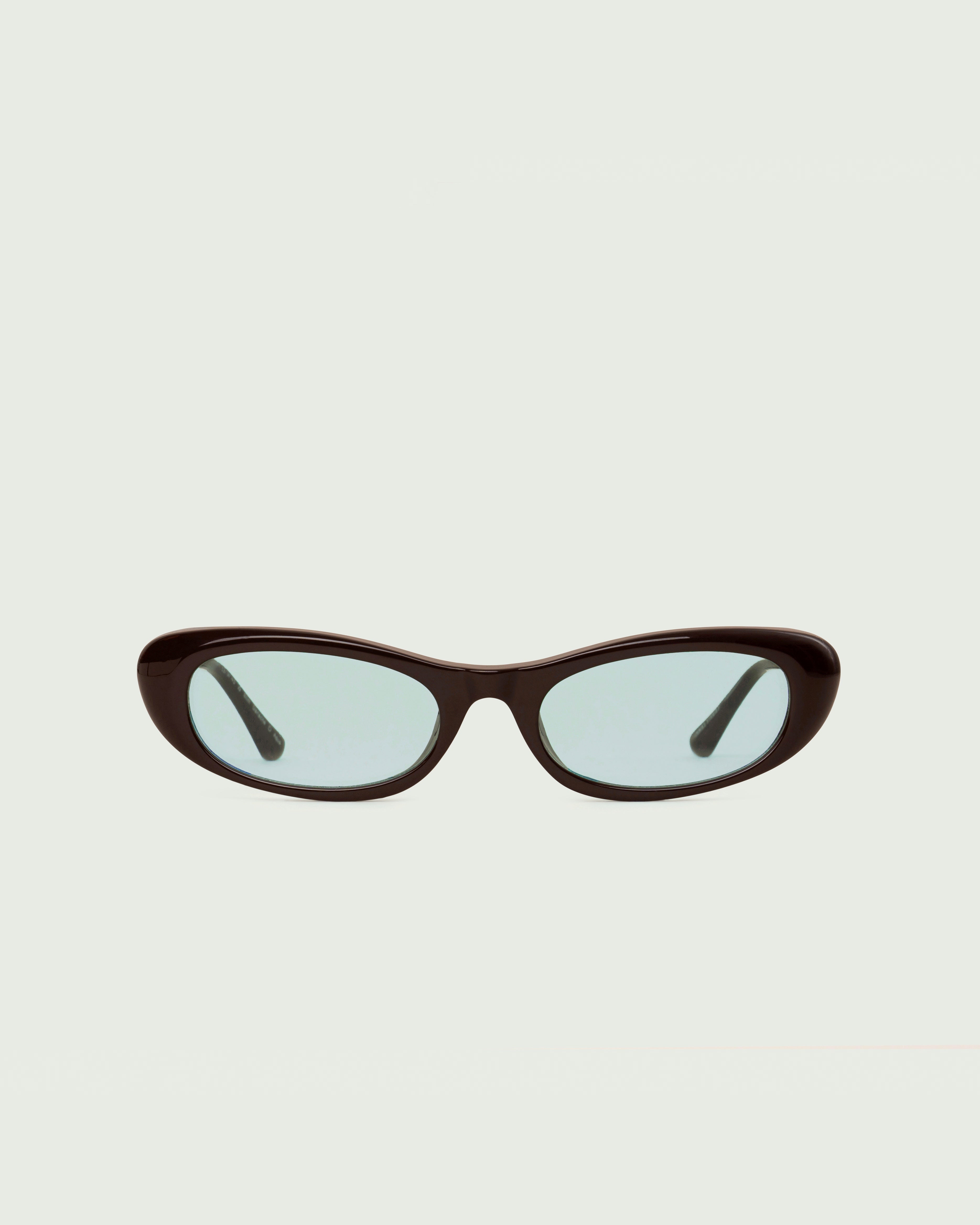 Ganache::Slim Sunglasses cateye Brown recycled polyester front