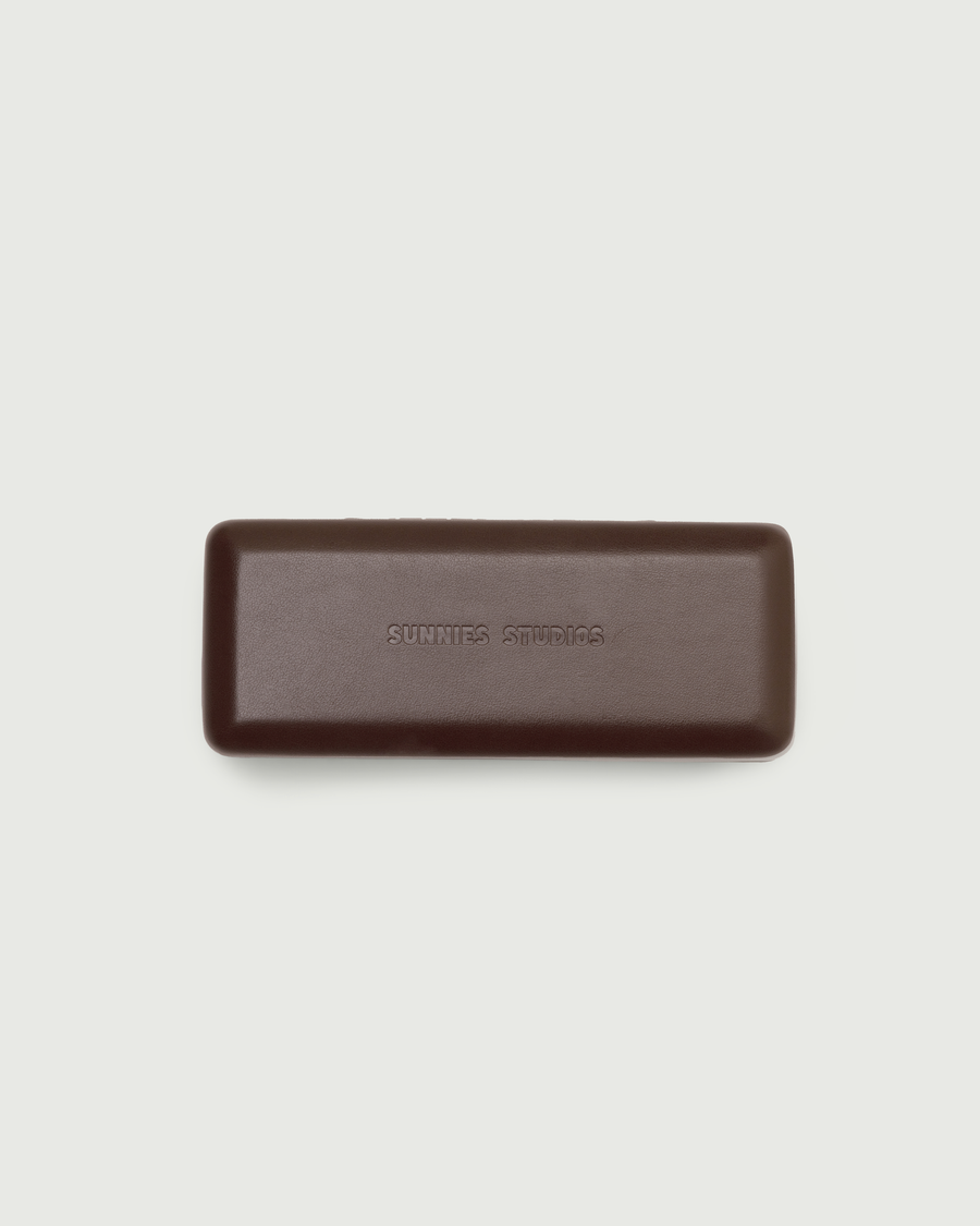 Hard Case Eyewear case brown  front