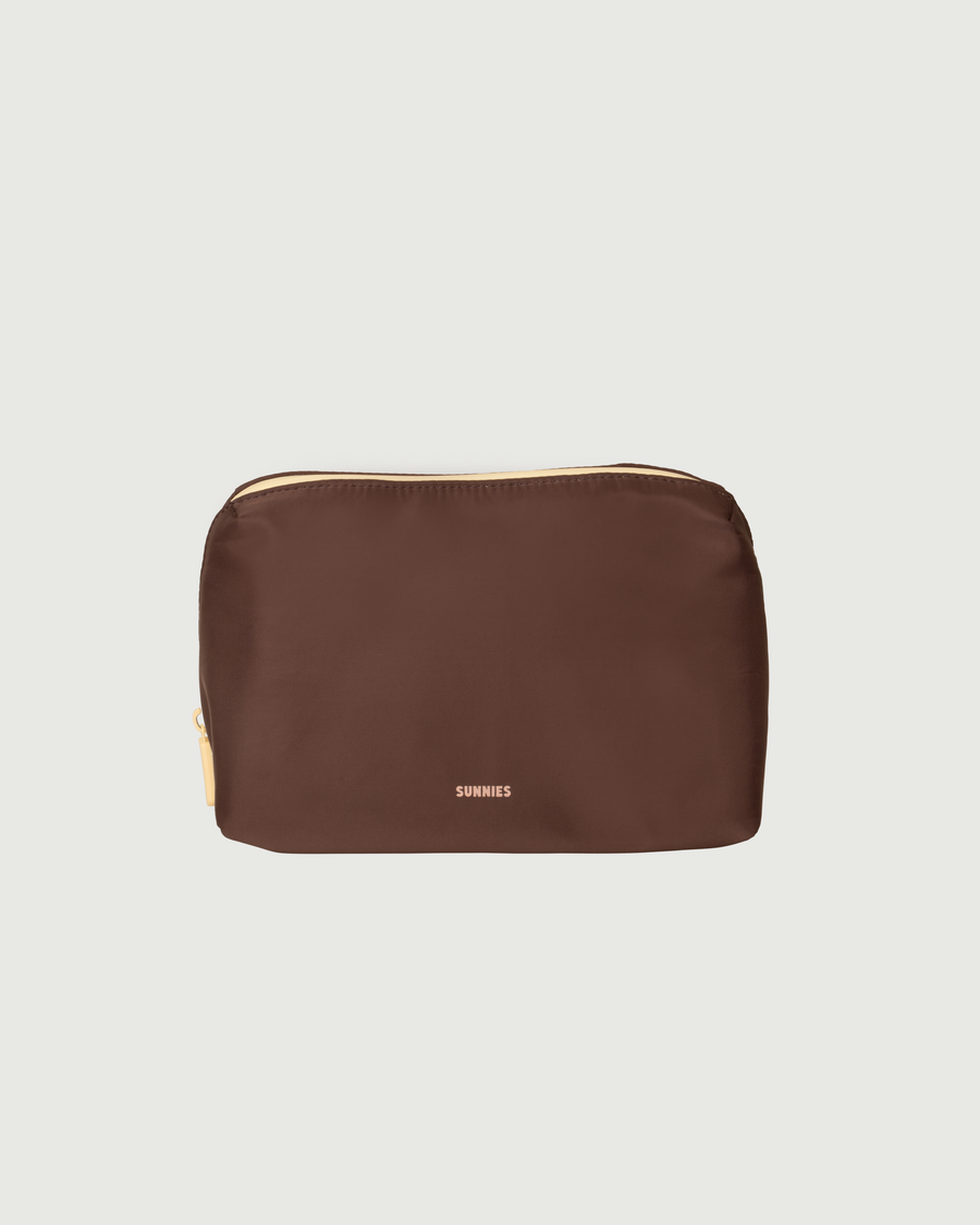 Travel Pouch  brown  front