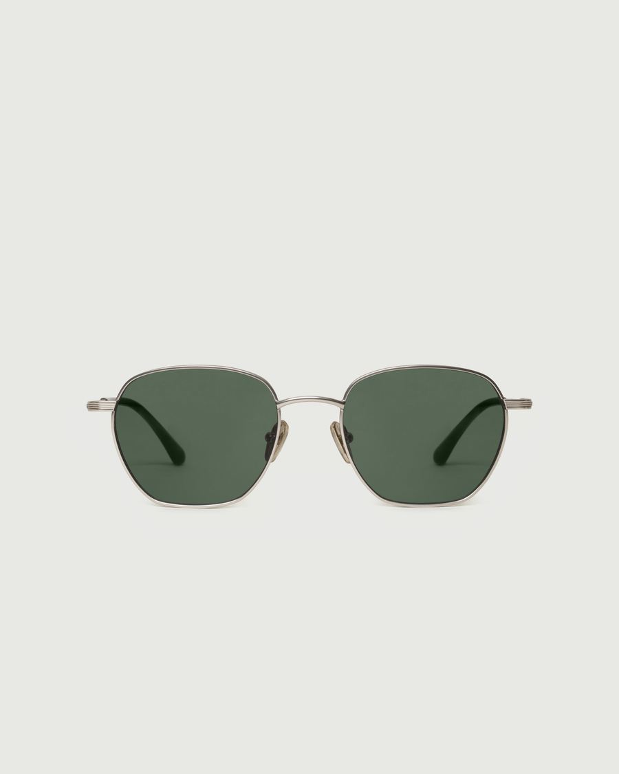 Cameron Sunglasses square Gold metal front
