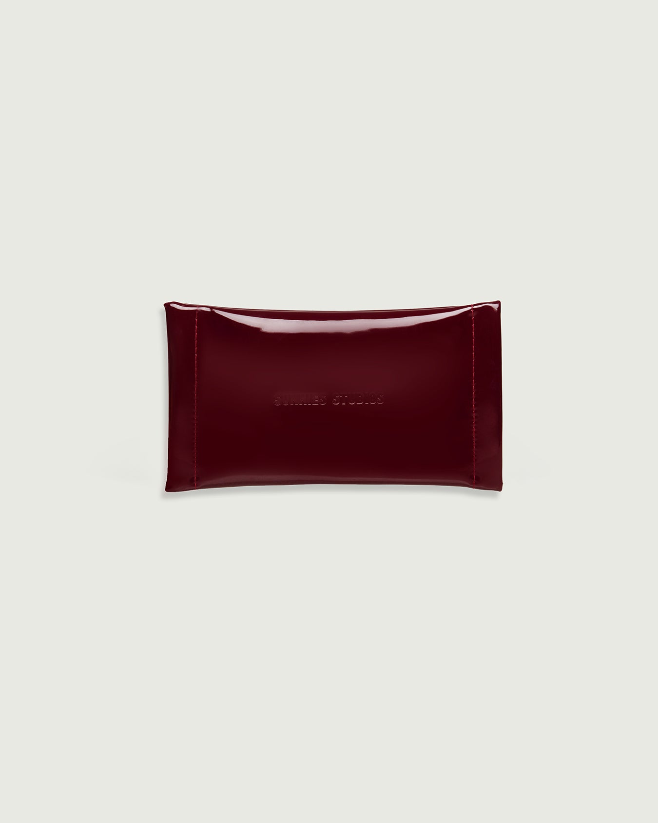 Hibiscus::duo sac Eyewear case brown  front 