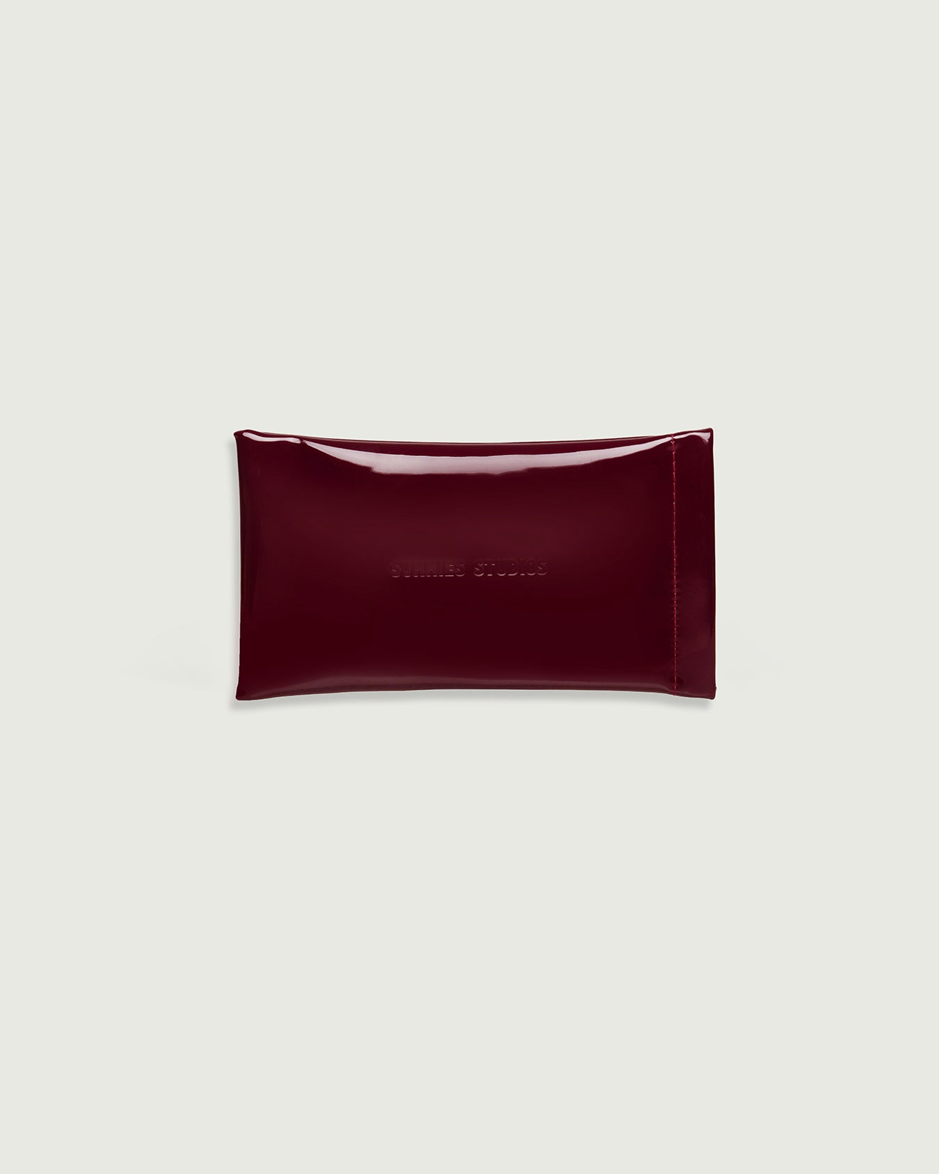 Hibiscus::Soft Sac Eyewear case brown  front