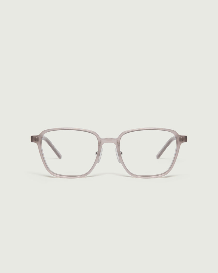 Jensen Eyeglasses square nude acetate front