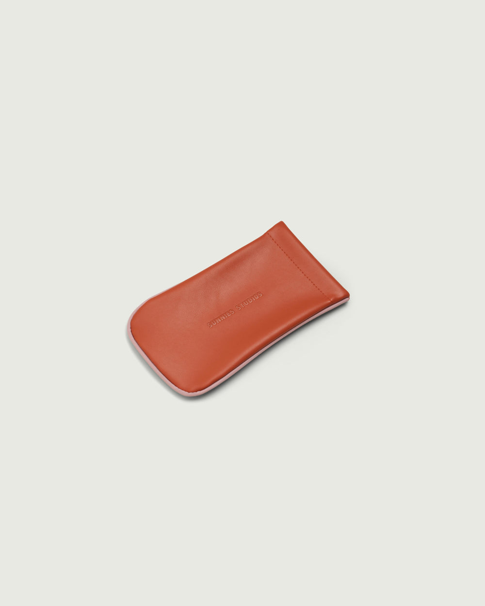 Ikura::Two Tone Sac Eyewear case orange  top