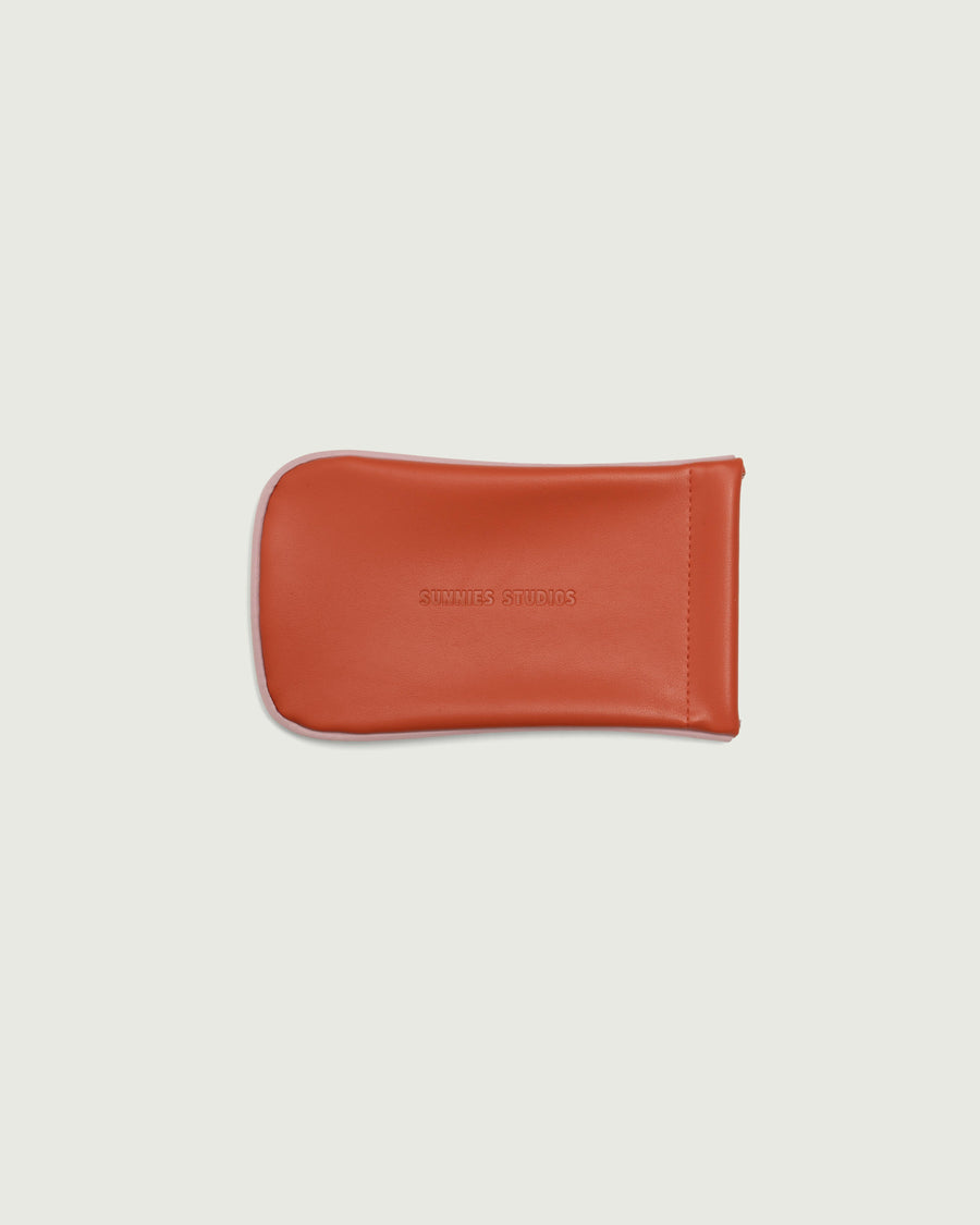 Two Tone Sac Eyewear case orange  front