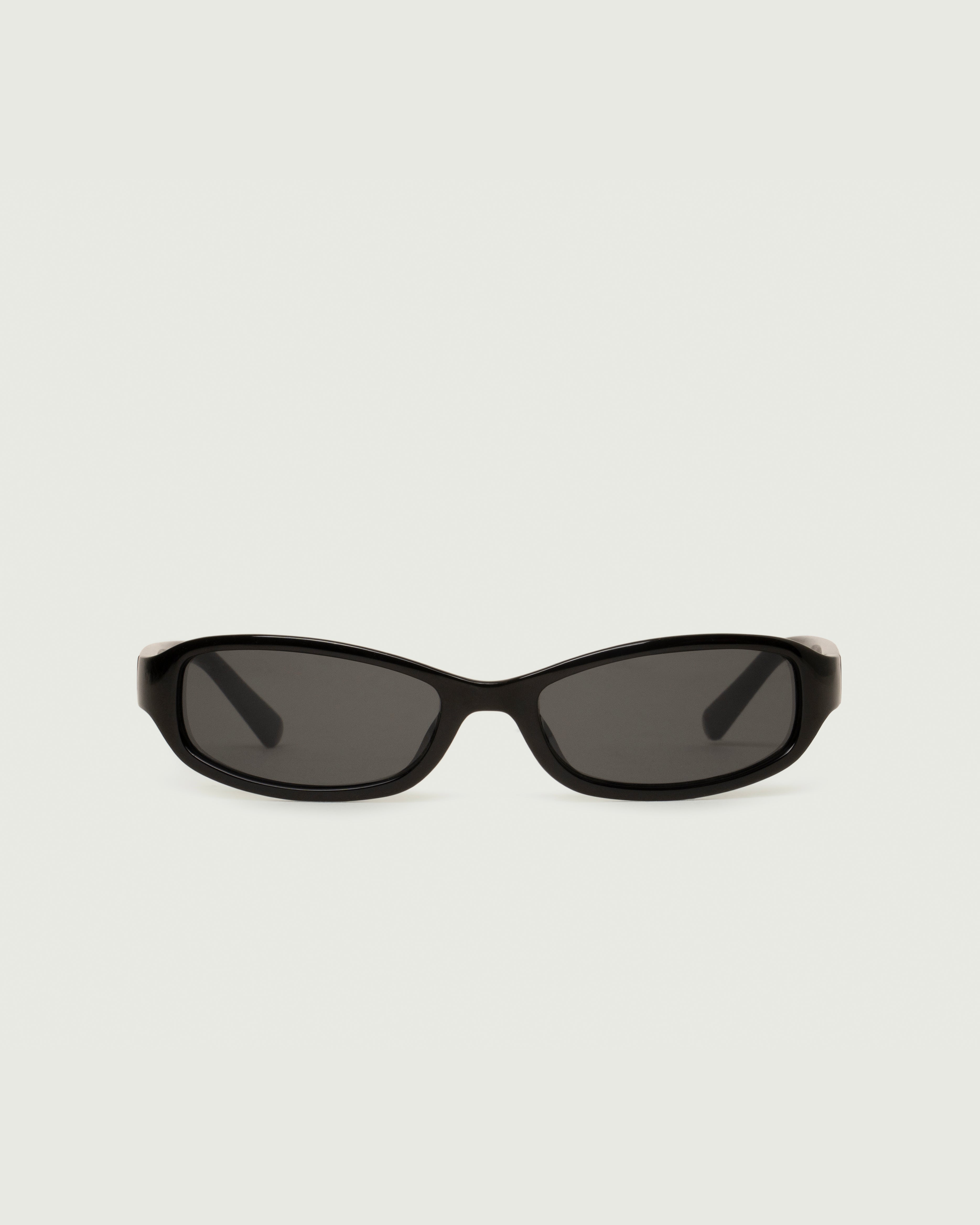 Ink::Cece Sunglasses rectangle Black recycled polyester front