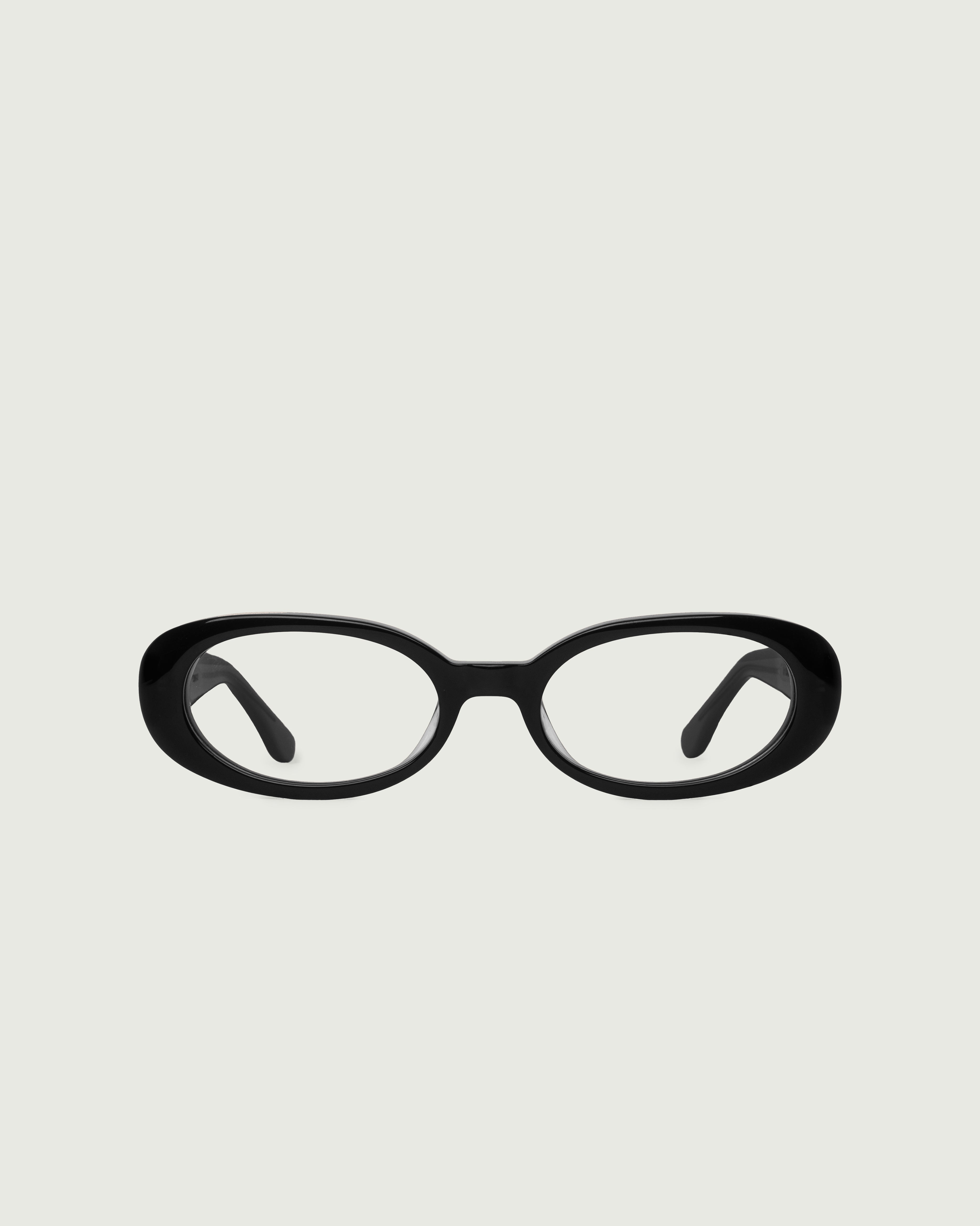 Ink::Devon Eyeglasses round black acetate front