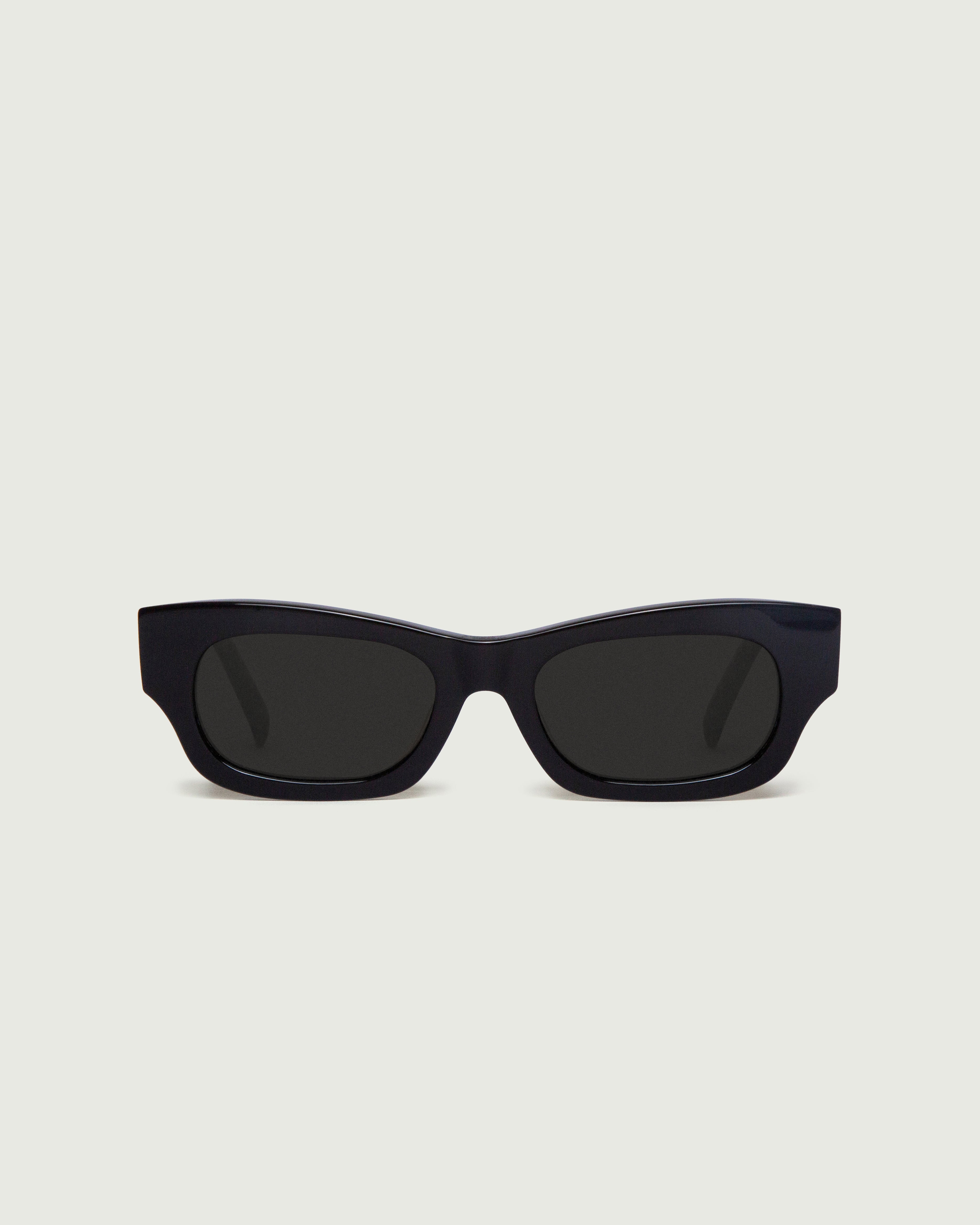 Ink::Jax Sunglasses cateye black recycled polyester front