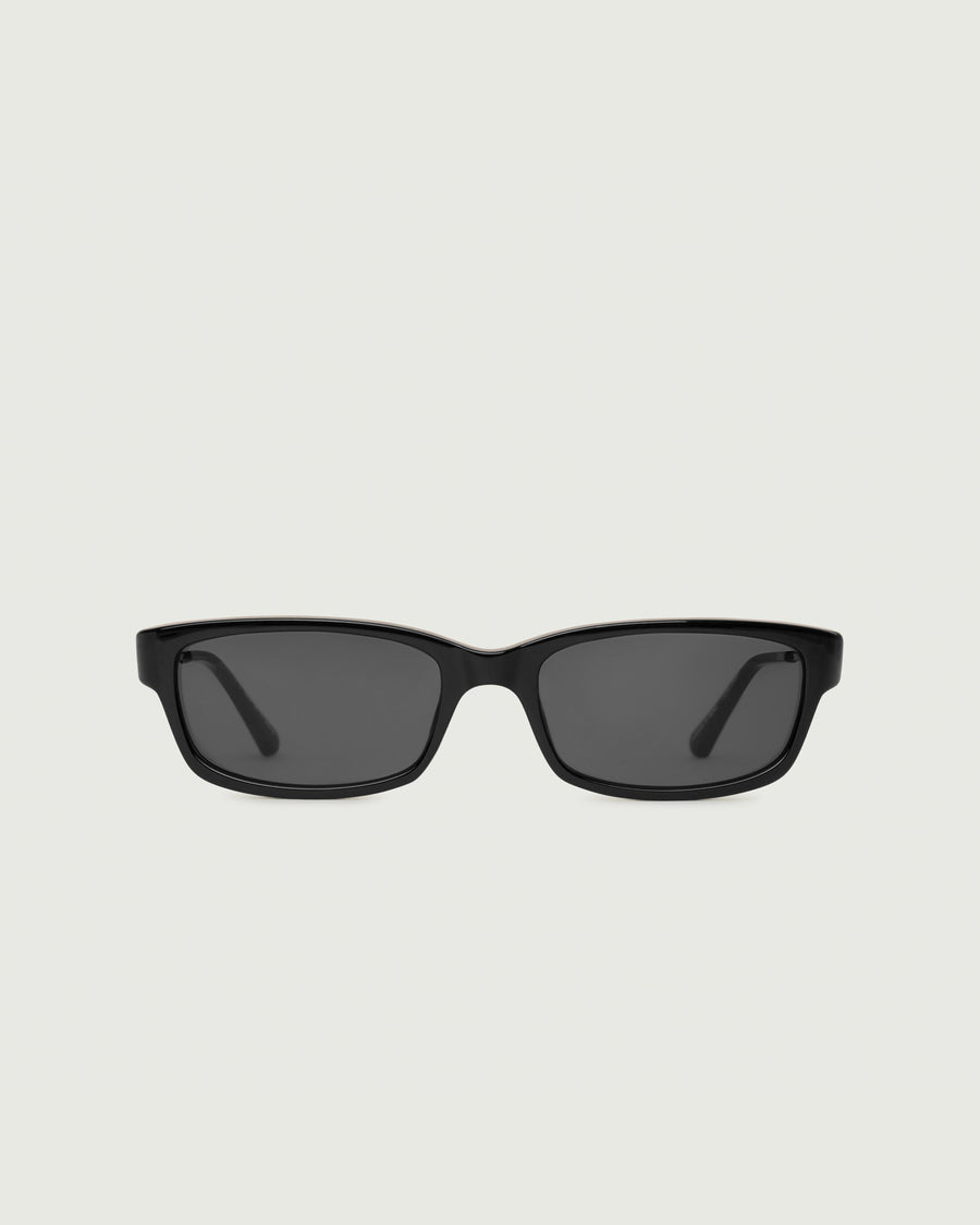 Keith Sunglasses rectangle Black recycled polyester front