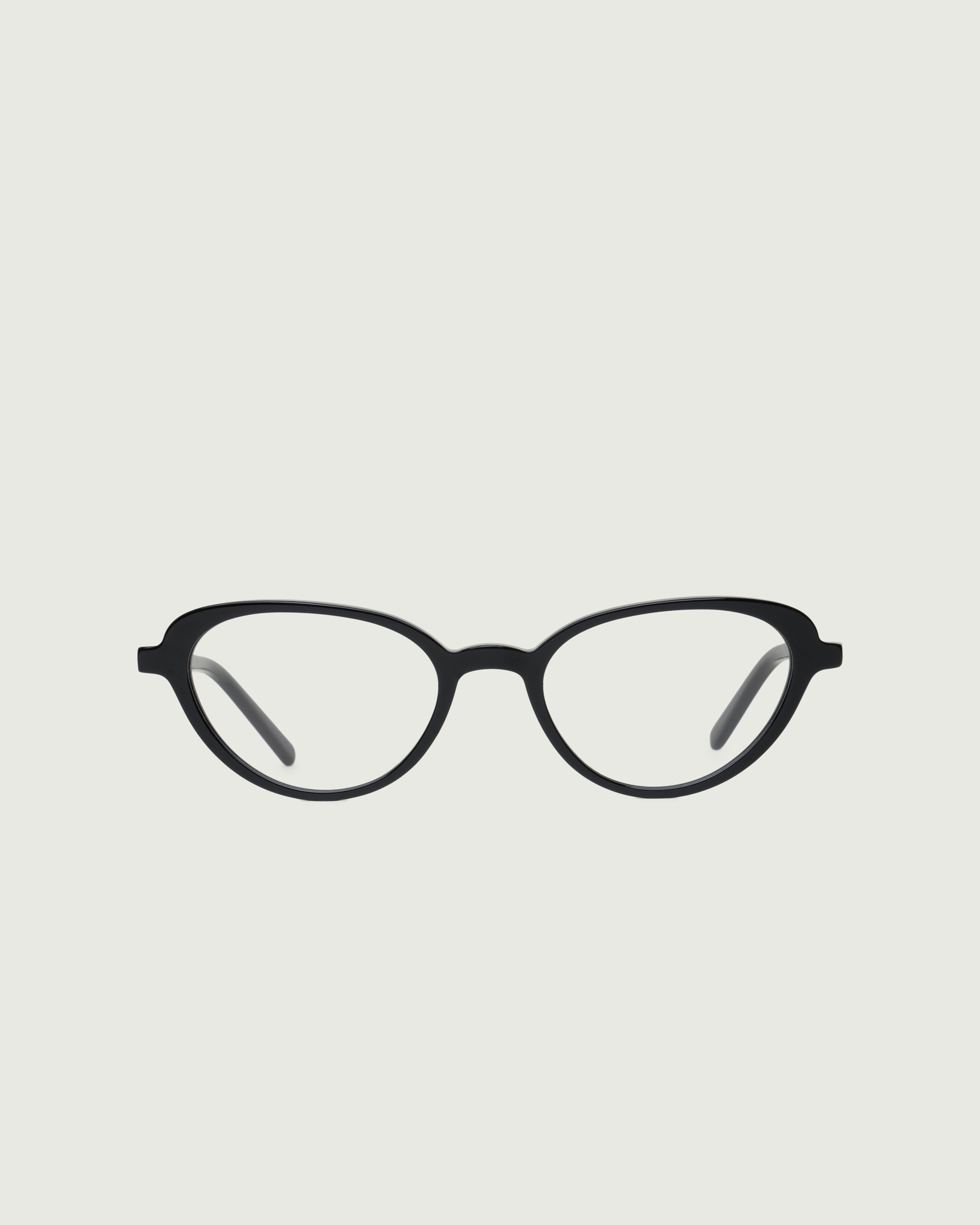 Ink::Tippy Eyeglasses cateye black acetate front