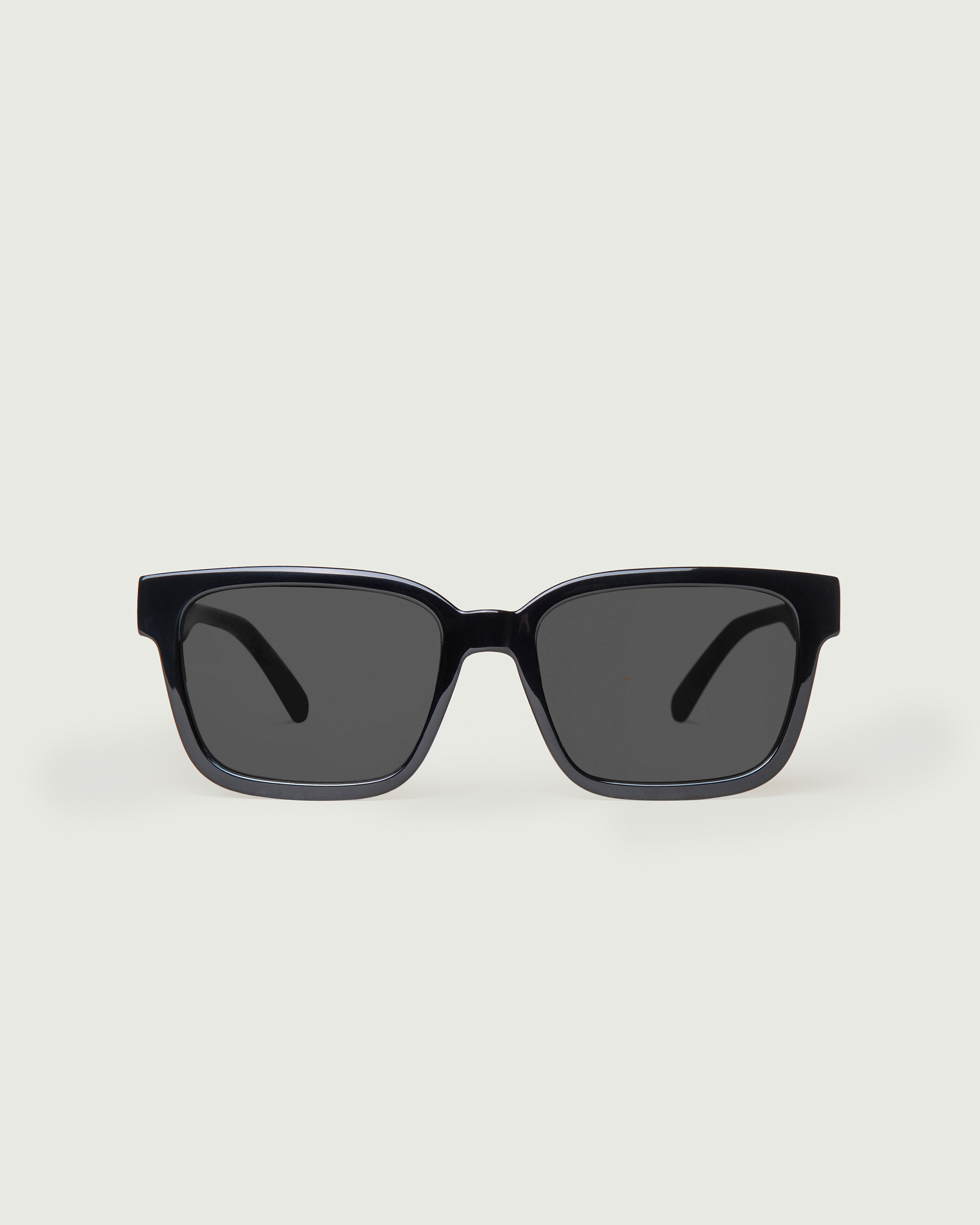 Ink Midnight::Triton Sunglasses rectangle green recycled polyester front