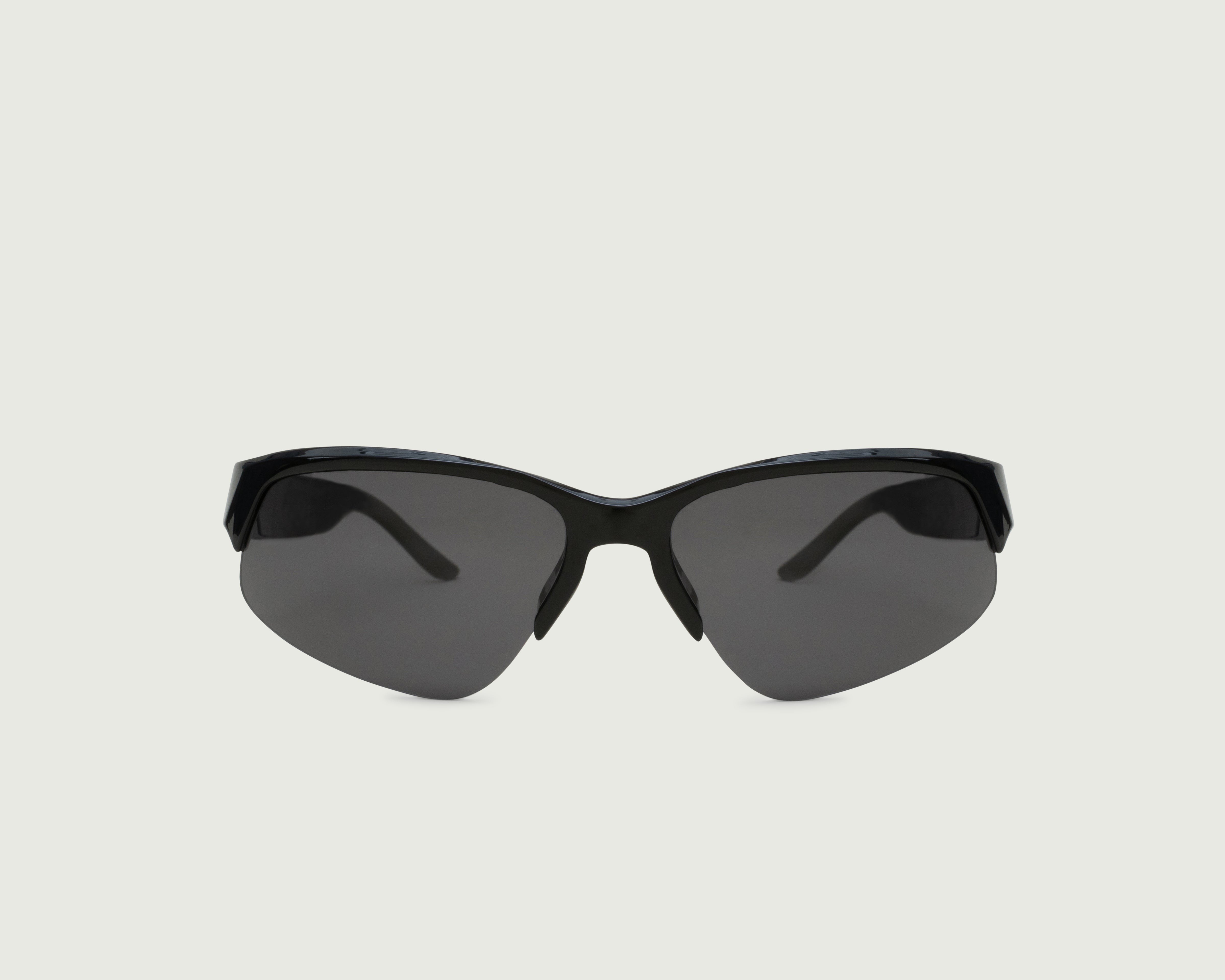 Ink Polarized::Simone Sunglasses cateye black recycled polyester front