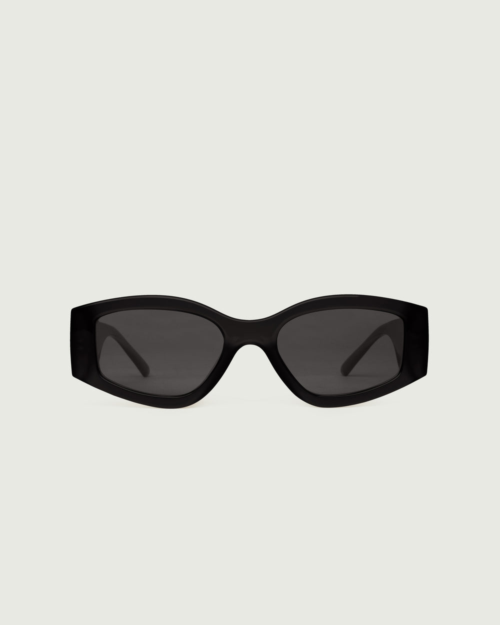 Ink Polarized::Nori Sunglasses cateye black recycled polyester front