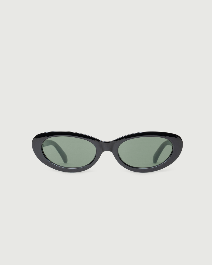 Dakota Sunglasses cateye Black recycled polyester front