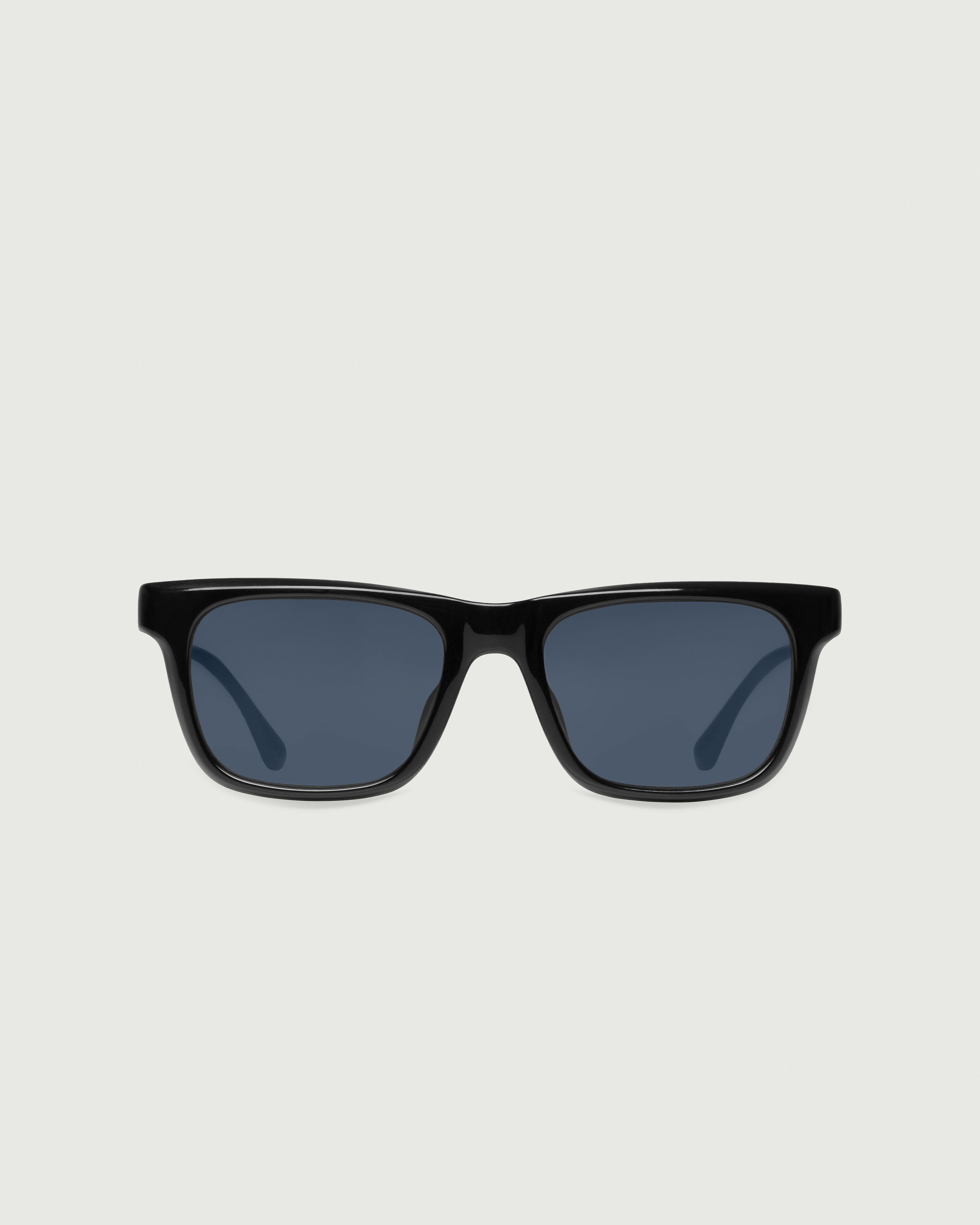 Ink::James Sunglasses rectangle black recycled polyester front