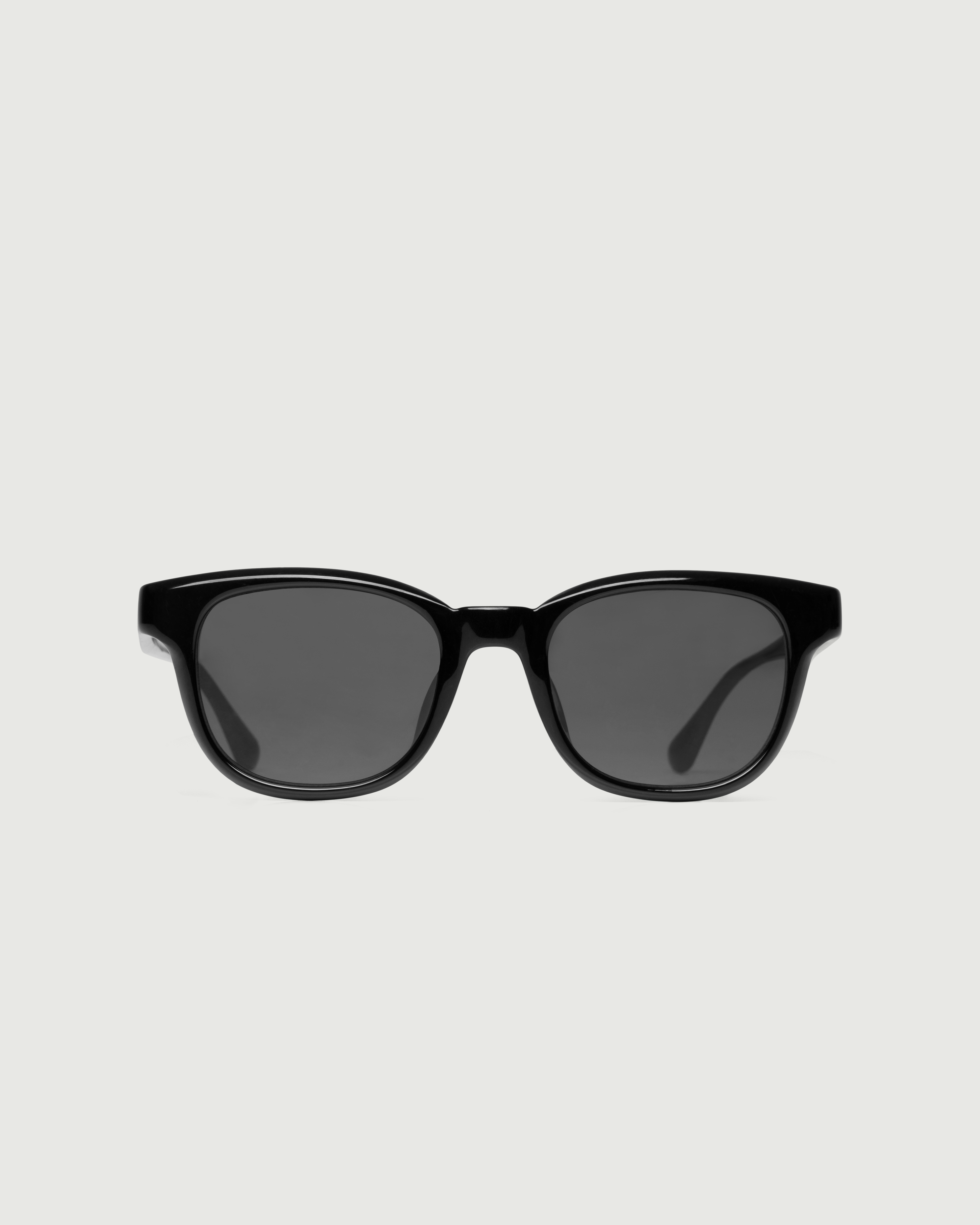 Ink::Romeo Sunglasses square black recycled polyester front