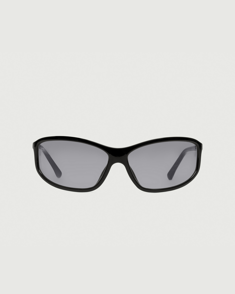 Div Sunglasses Rectangle Black recycled polyester front