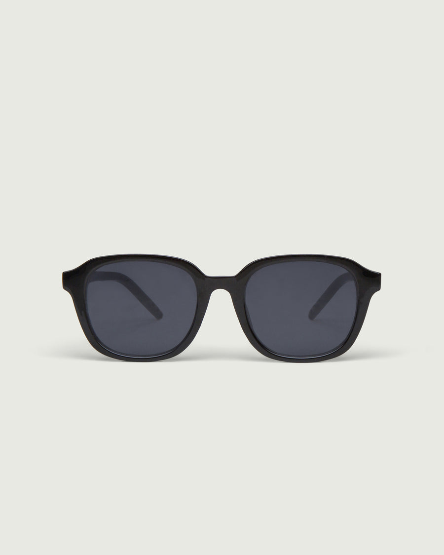 Homer Sunglasses square black plastic front