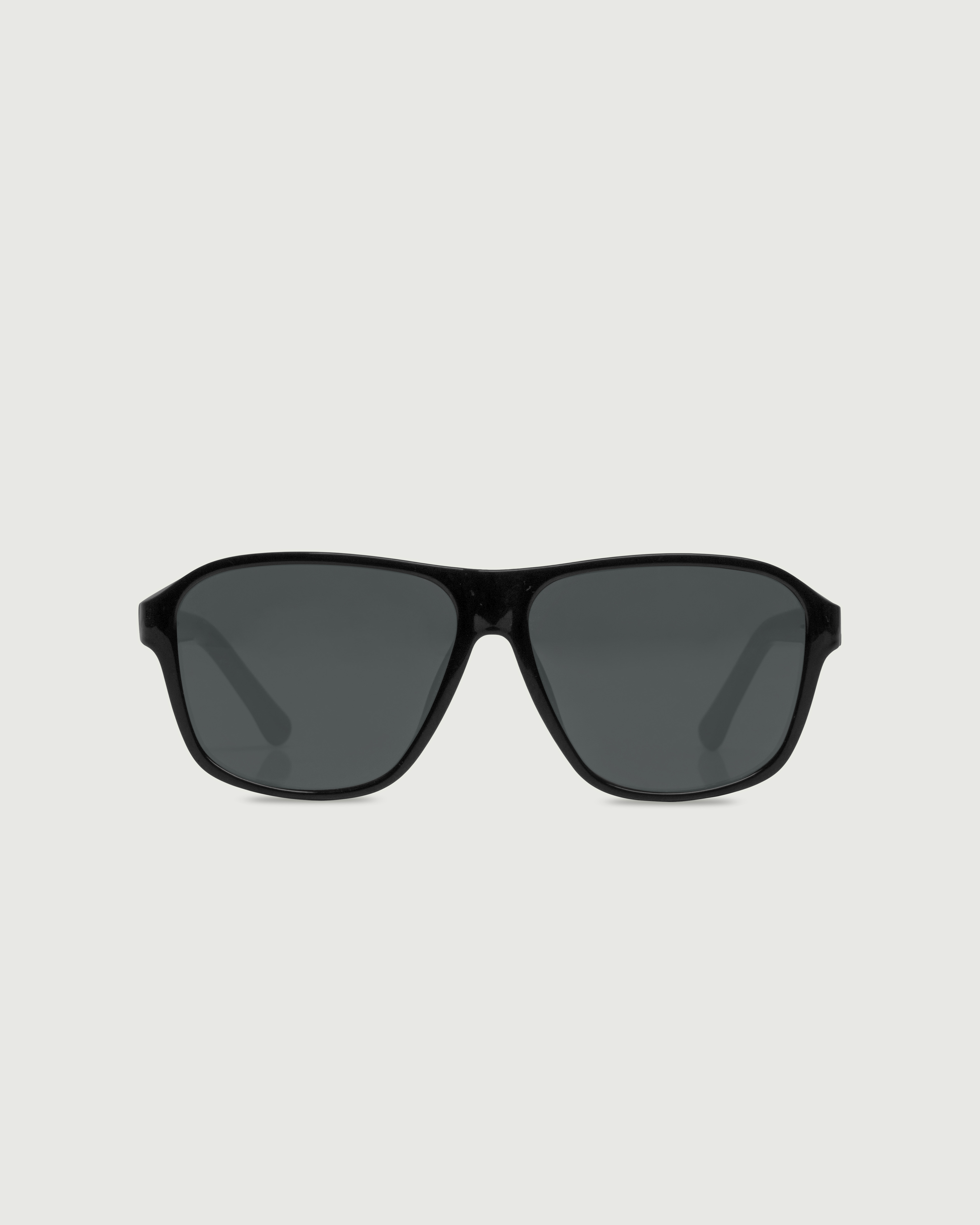 Ink::Bernie Sunglasses Square Black recycled polyester front