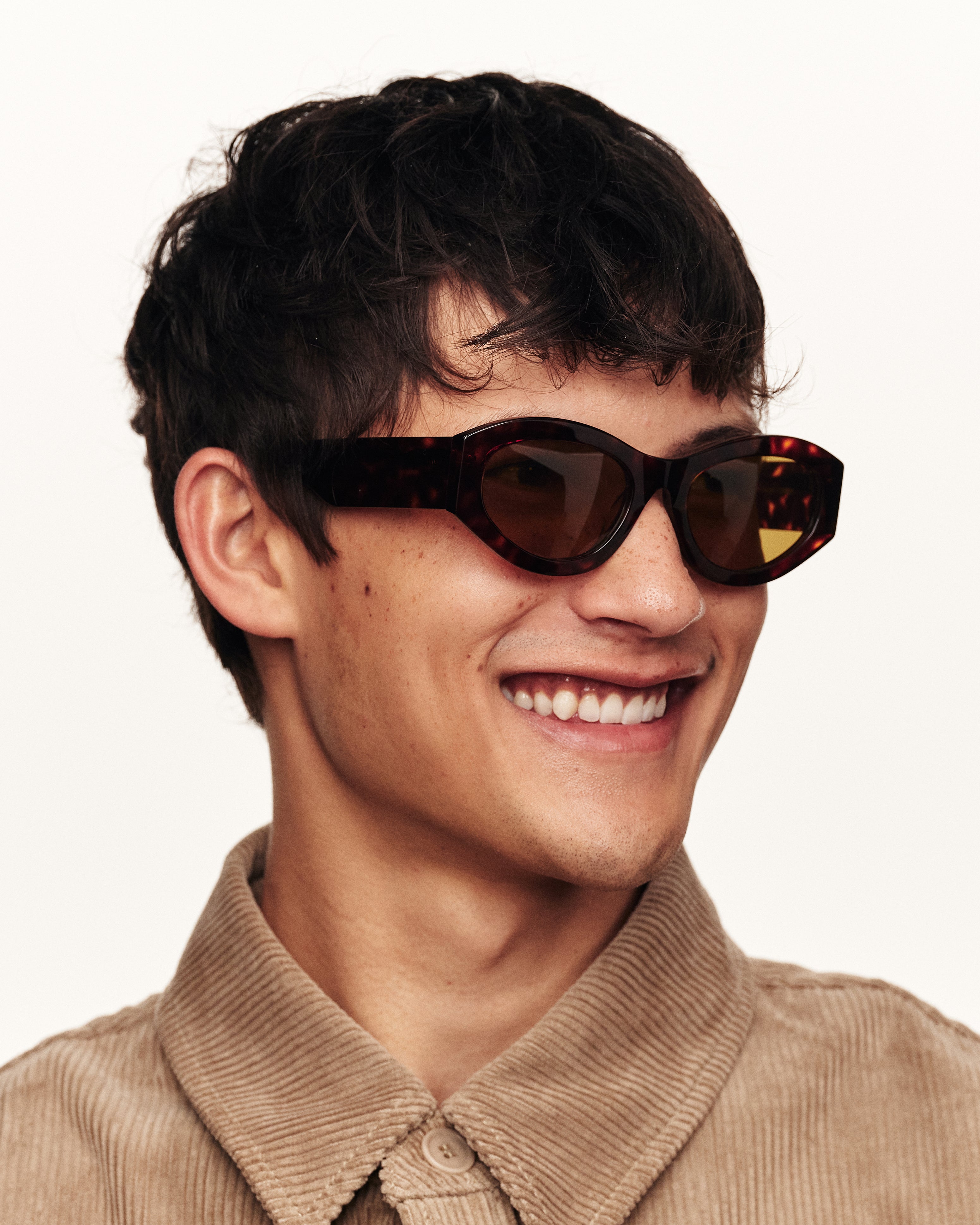 men Alba Sunglasses cateye tort acetate